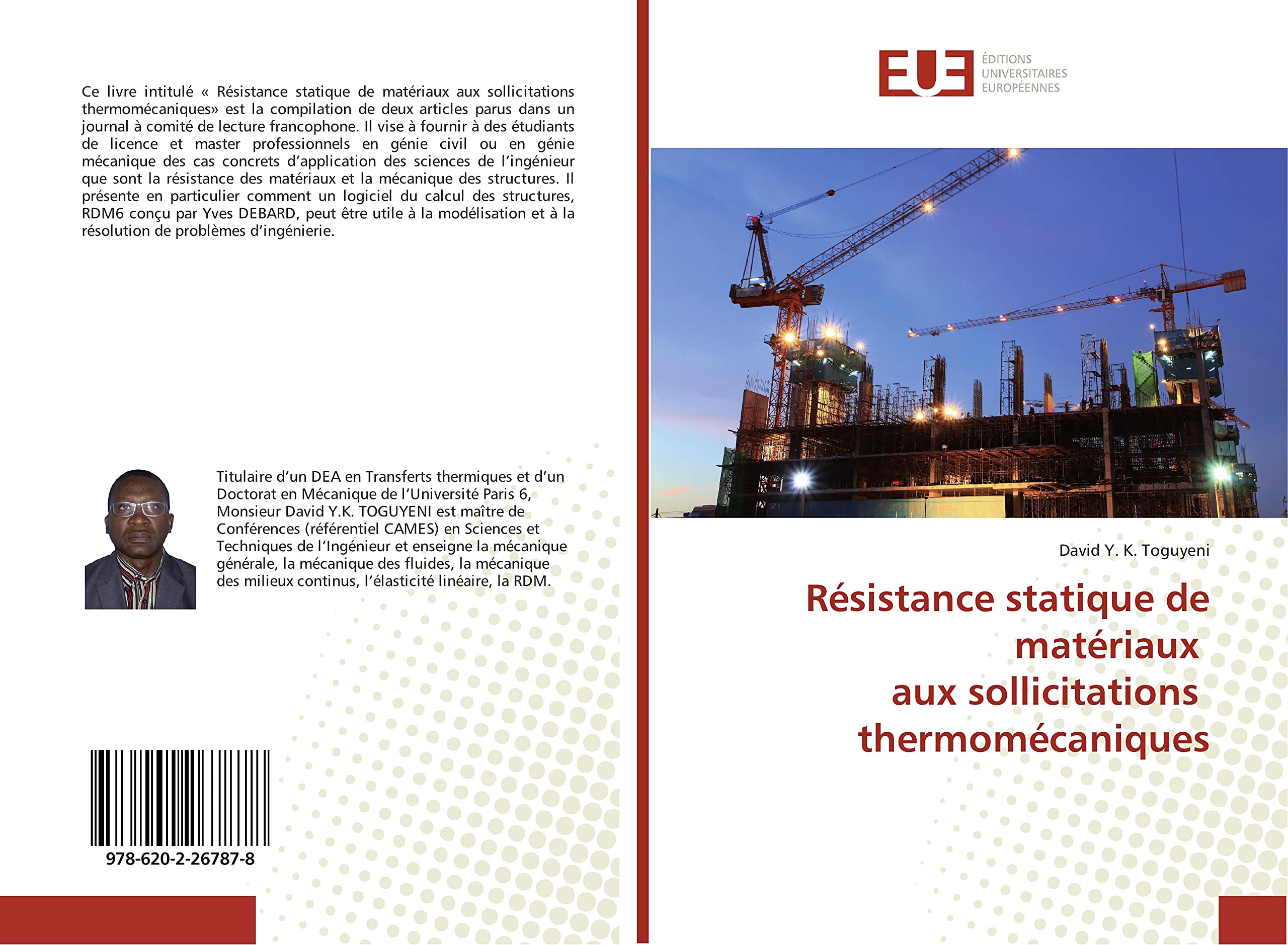Résistance statique de matériaux aux sollicitations thermomécaniques book