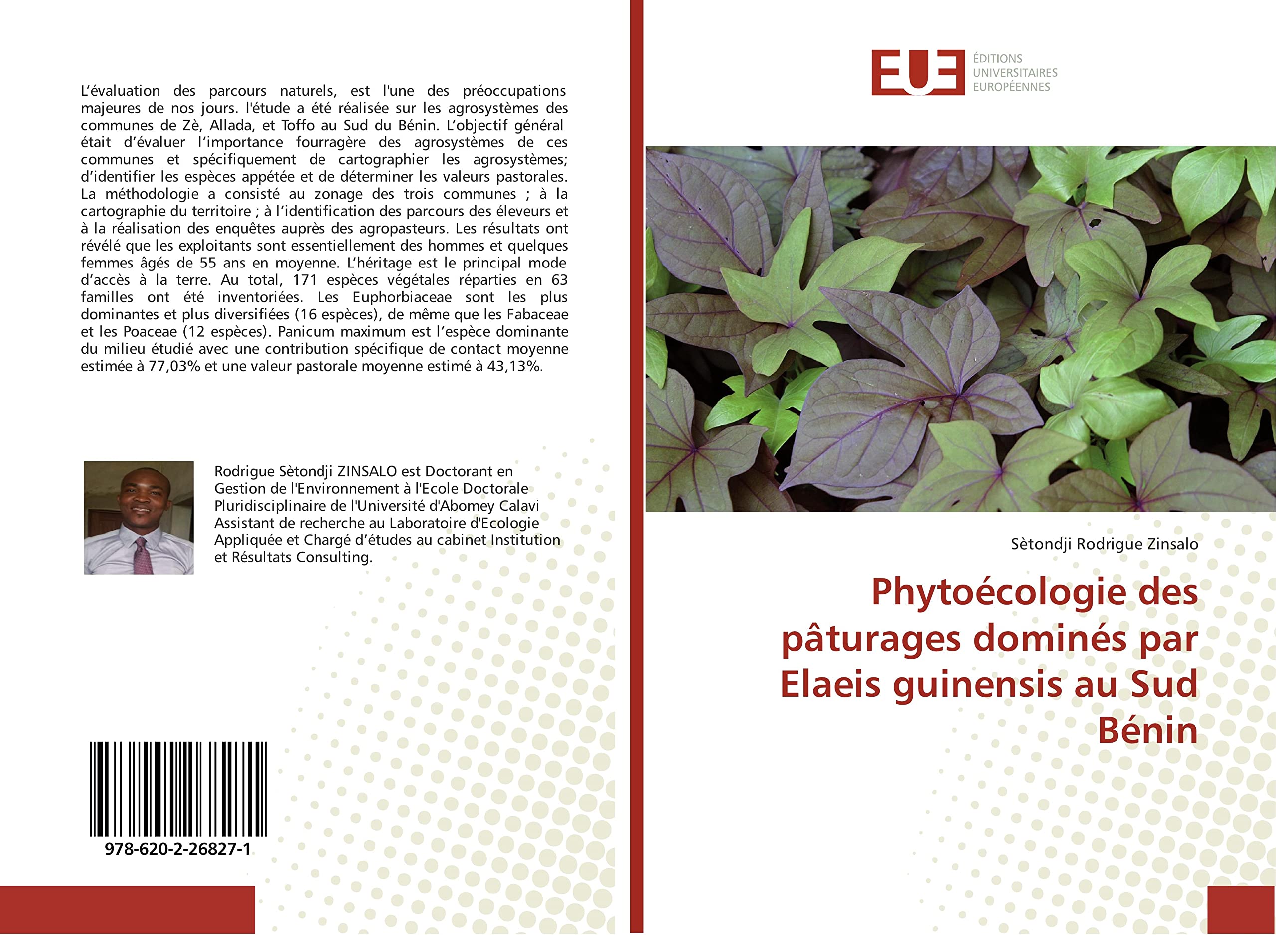 Phytoécologie des pâturages dominés par Elaeis guinensis au Sud Bénin book