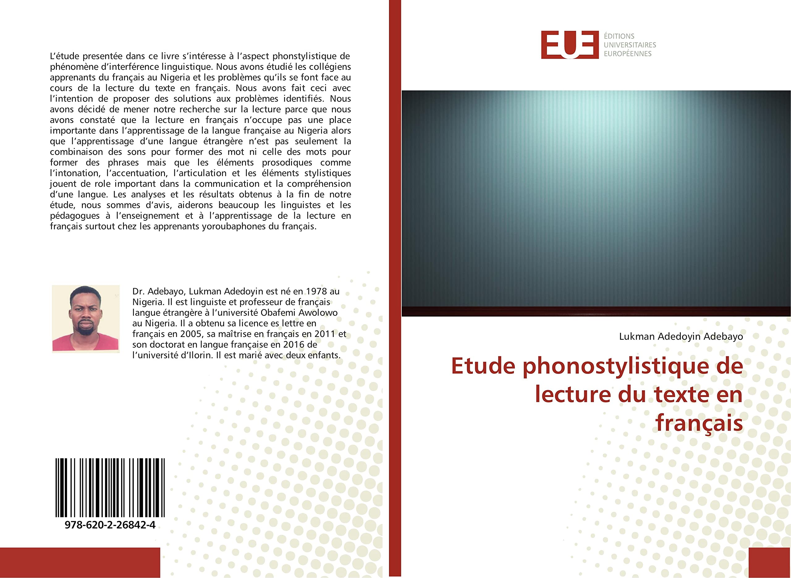 Etude phonostylistique de lecture du texte en français book