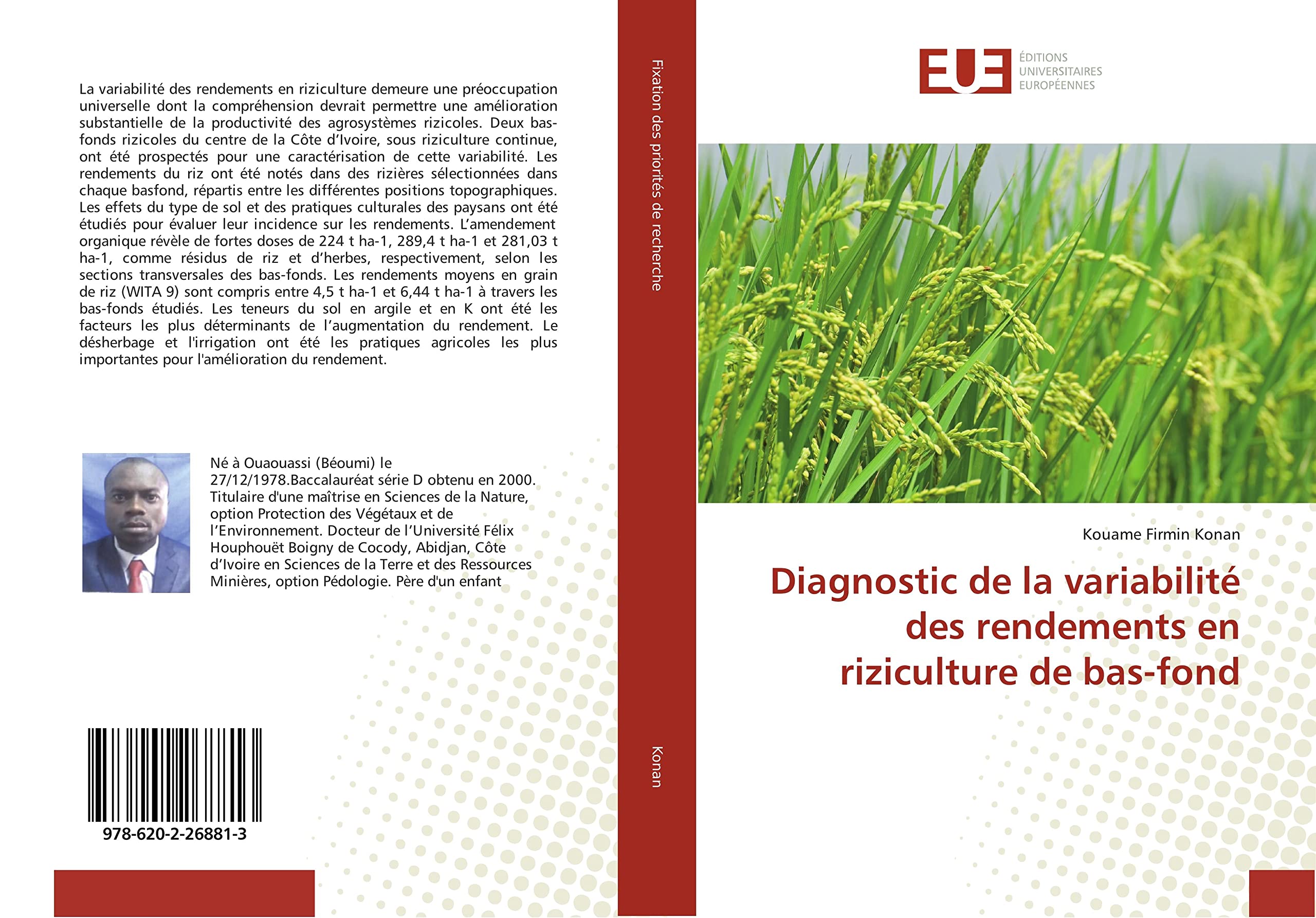 Diagnostic de la variabilité des rendements en riziculture de bas-fond book
