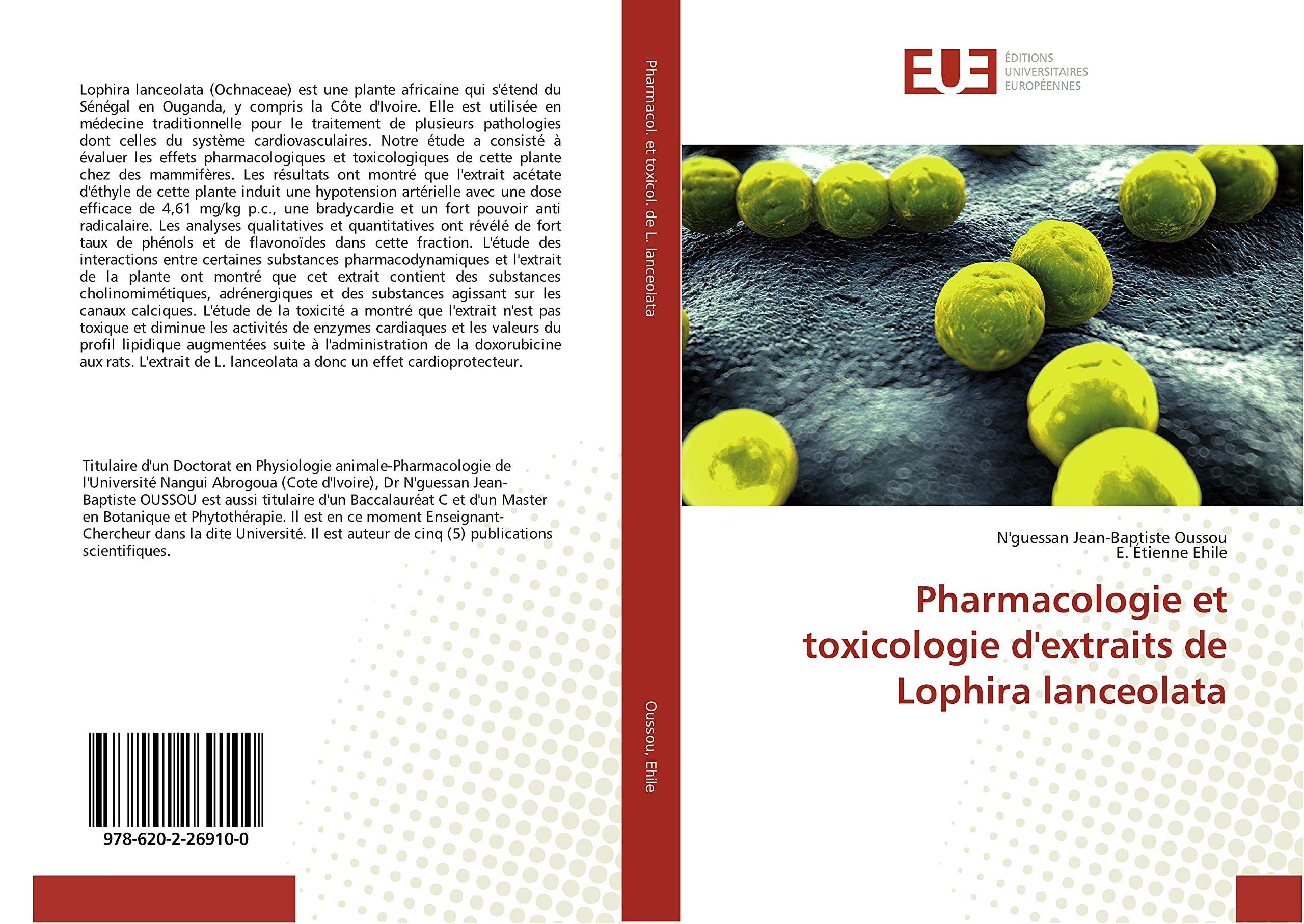 Pharmacologie et toxicologie d'extraits de Lophira lanceolata book