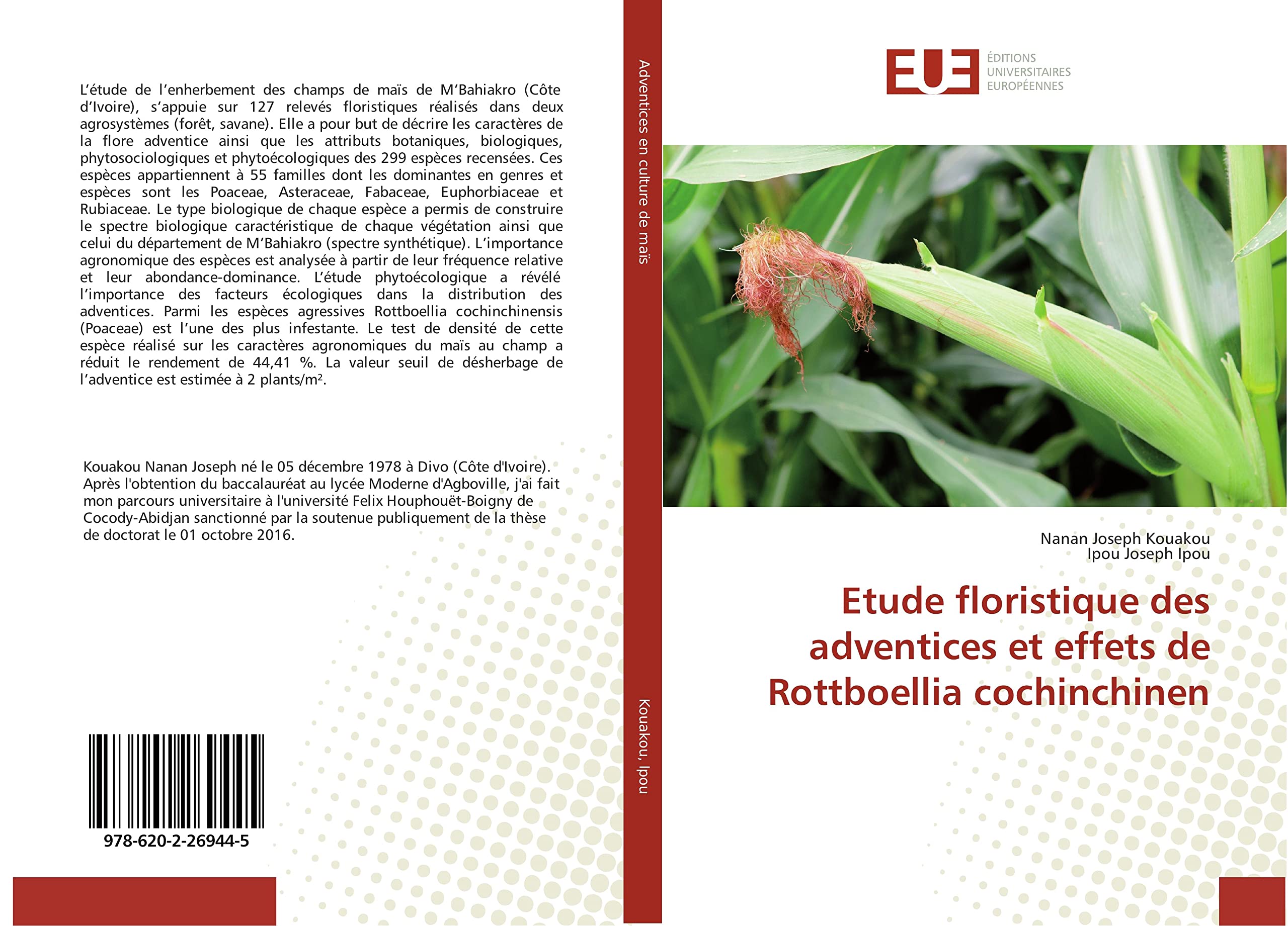 Etude floristique des adventices et effets de Rottboellia cochinchinen book