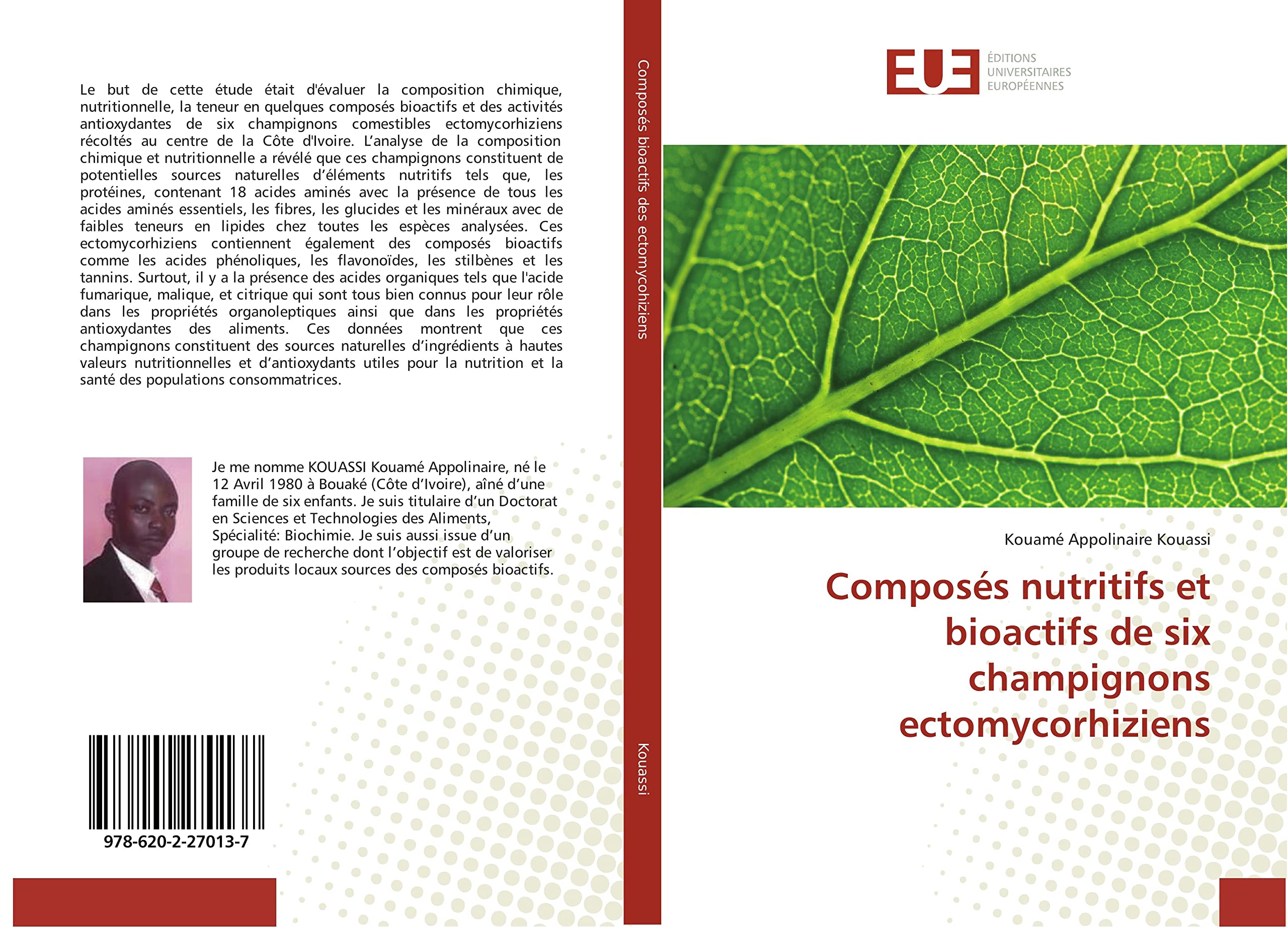 Composés nutritifs et bioactifs de six champignons ectomycorhiziens book