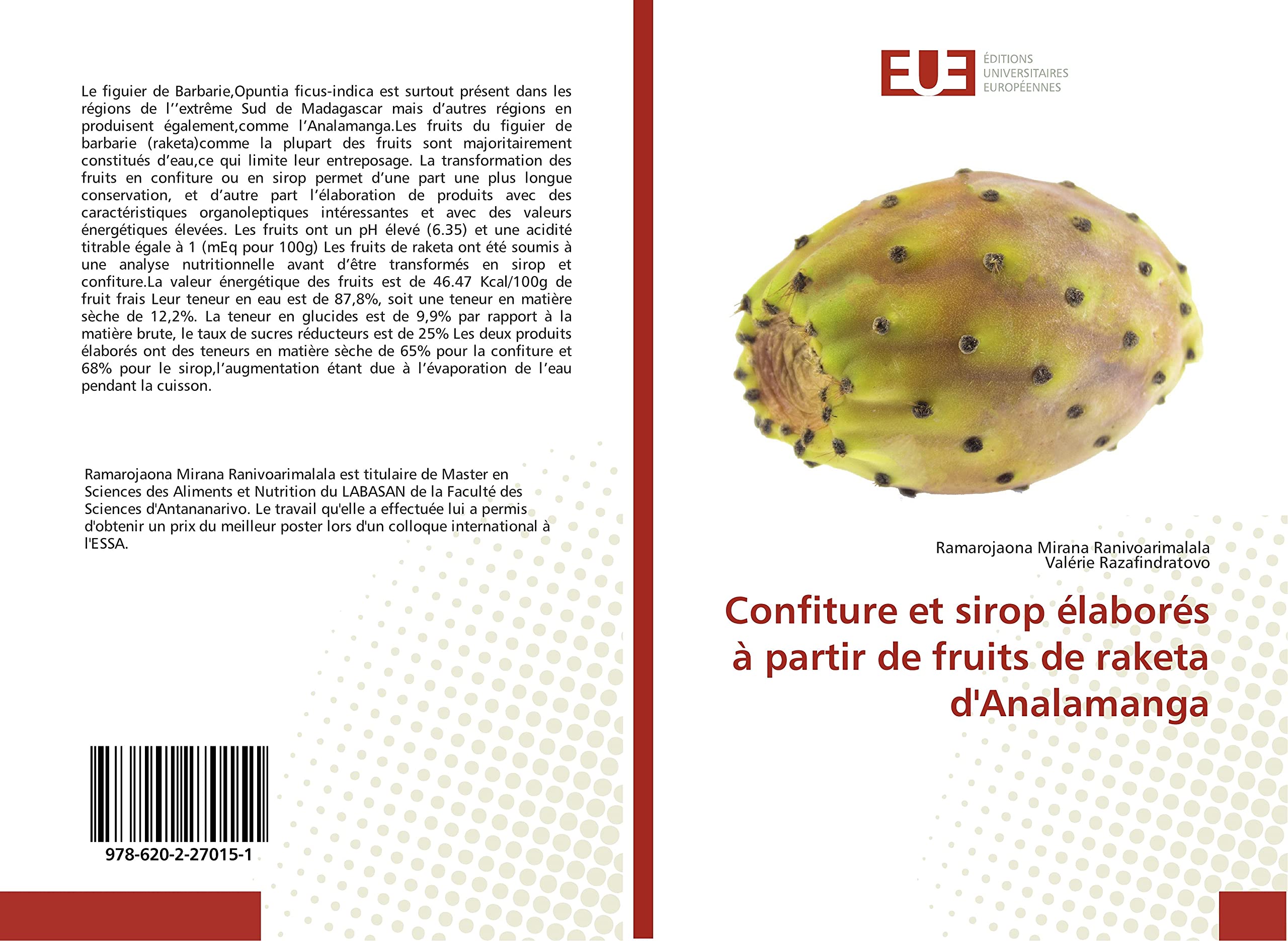 Confiture et sirop élaborés à partir de fruits de raketa d'Analamanga book