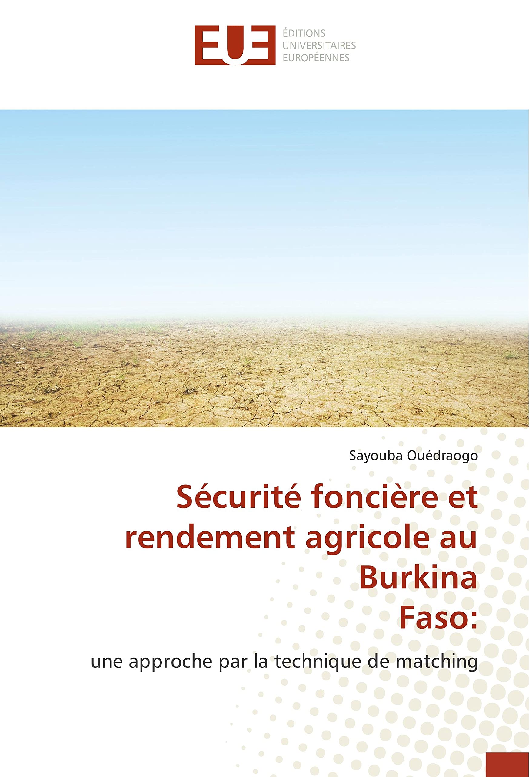 Sécurité foncière et rendement agricole au Burkina Faso:: une approche par la technique de matching book