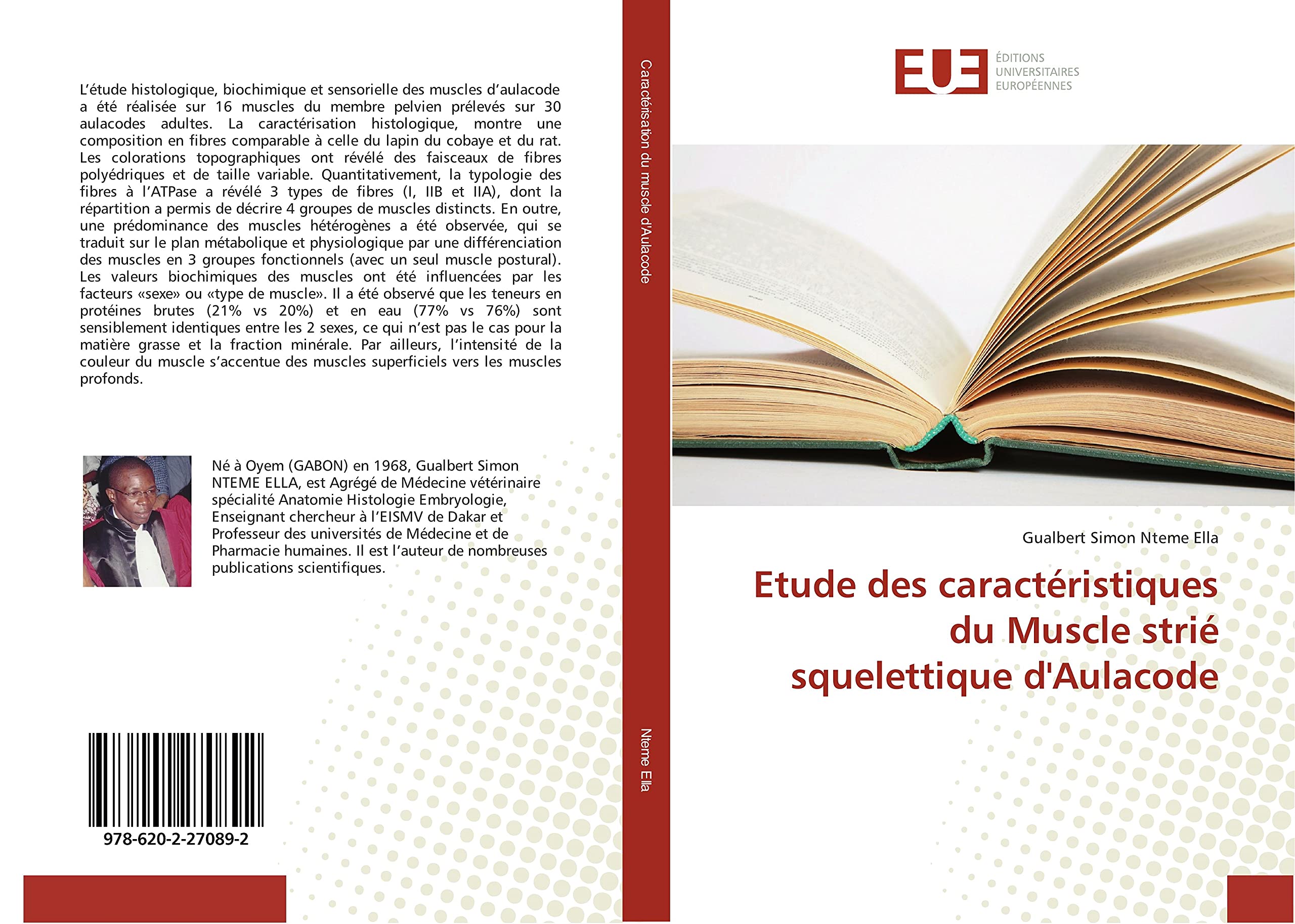 Etude des caractéristiques du Muscle strié squelettique d'Aulacode book
