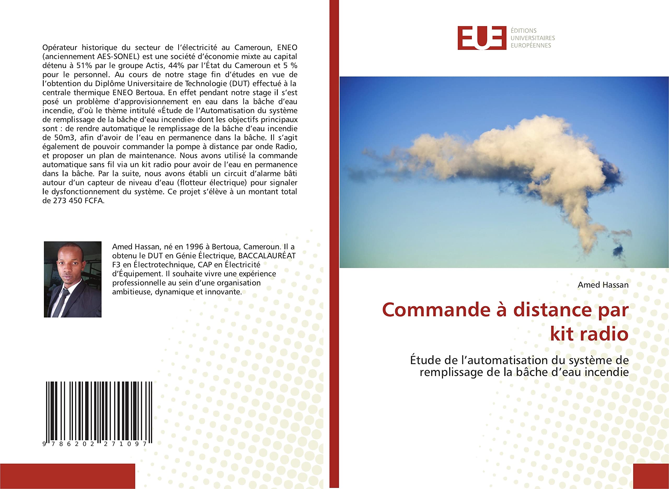 Commande à distance par kit radio: Étude de l’automatisation du système de remplissage de la bâche d’eau incendie book