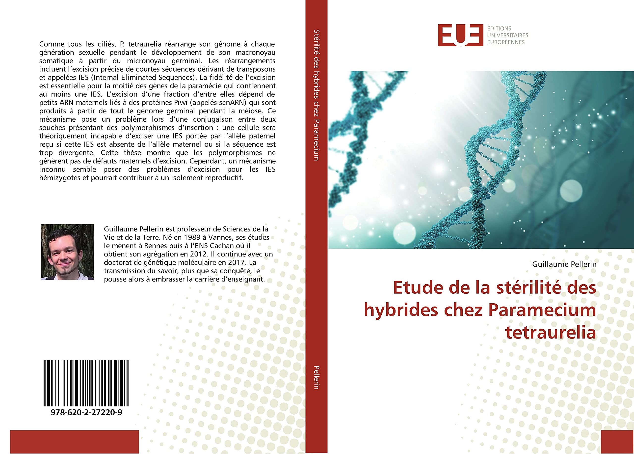 Etude de la stérilité des hybrides chez Paramecium tetraurelia book