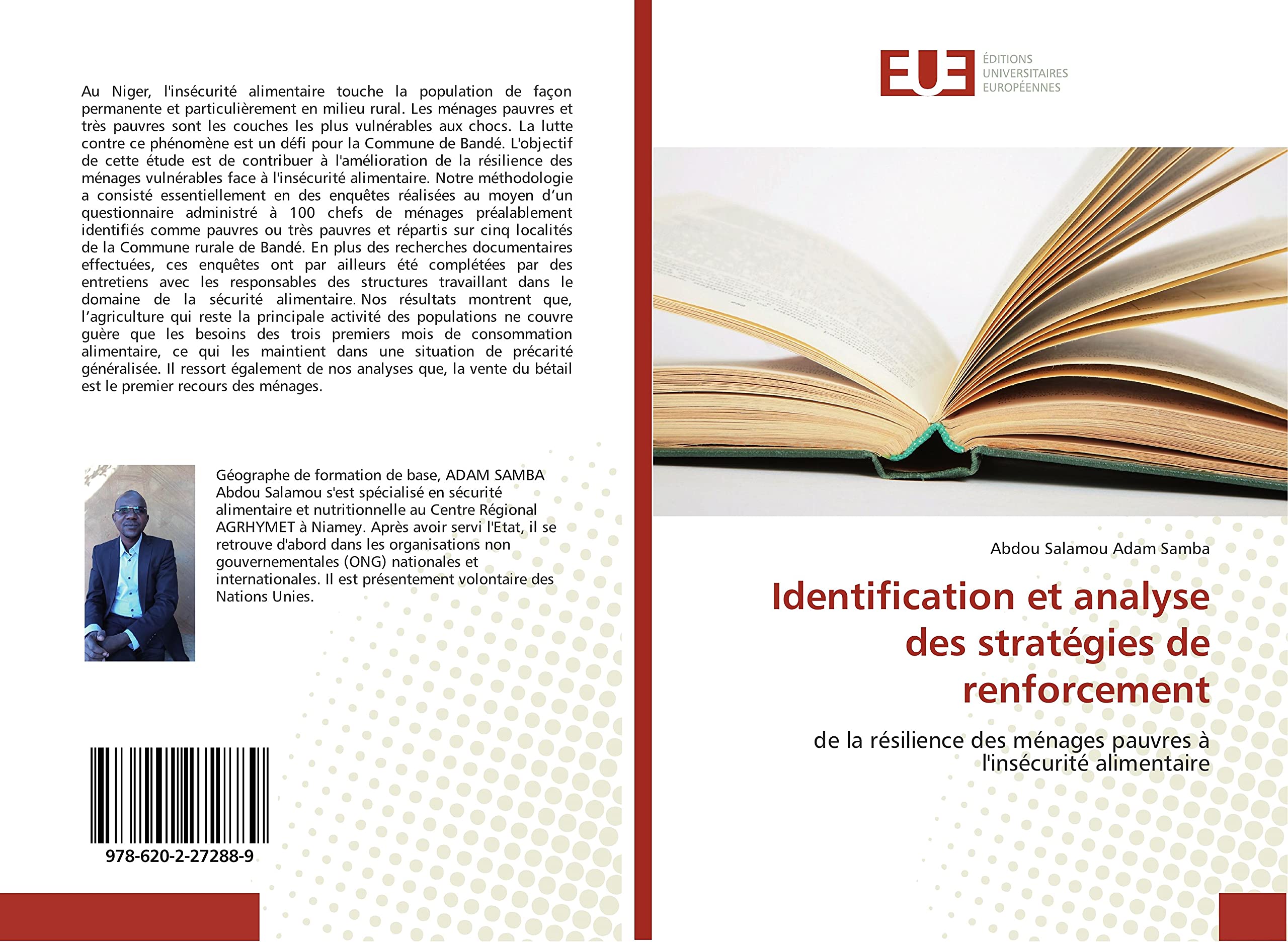 Identification et analyse des stratégies de renforcement: de la résilience des ménages pauvres à l'insécurité alimentaire book
