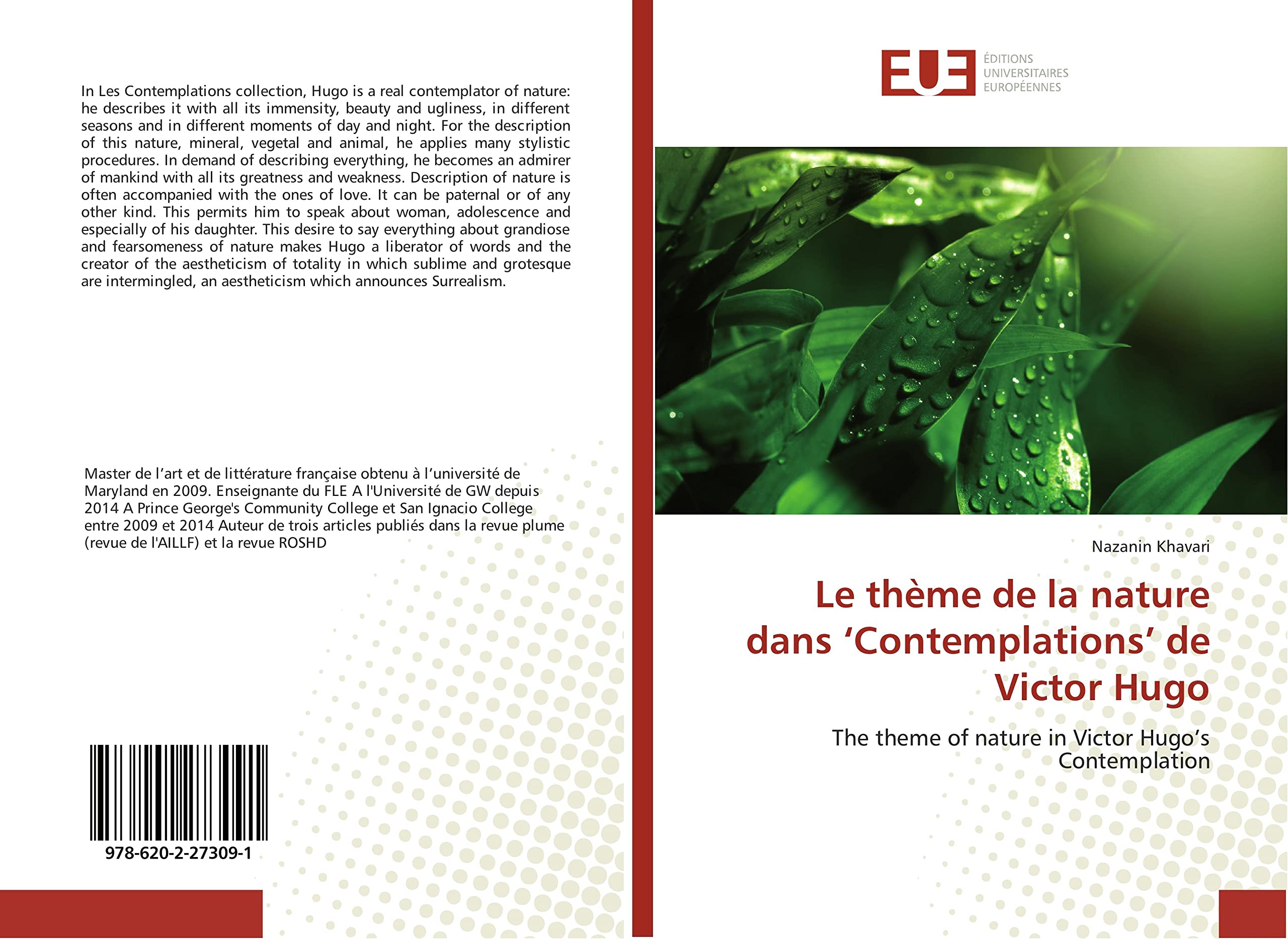 Le thème de la nature dans ‘Contemplations’ de Victor Hugo: The theme of nature in Victor Hugo’s Contemplation book