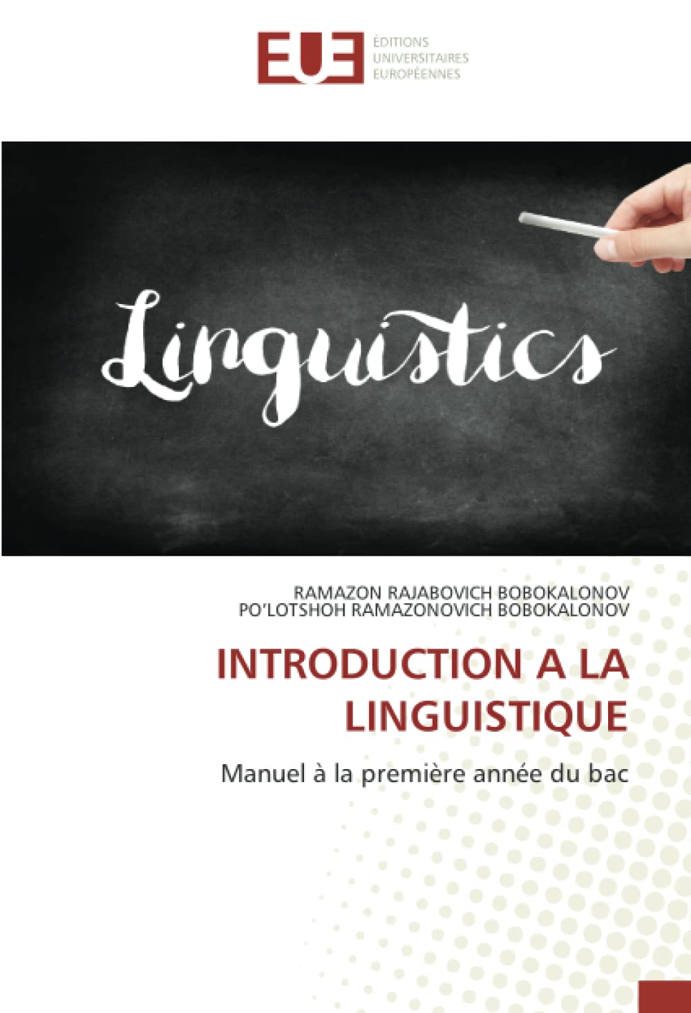 INTRODUCTION A LA LINGUISTIQUE: Manuel à la première année du bac book