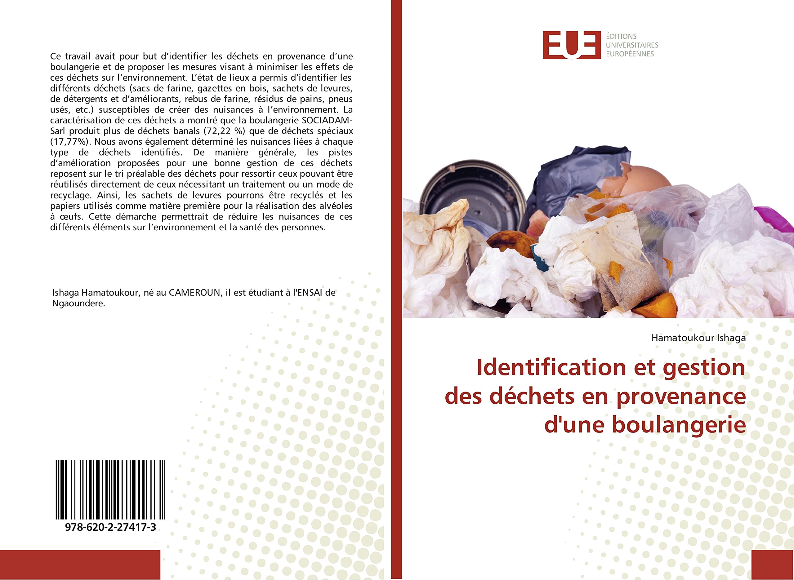 Identification et gestion des dechets en provenance d'une boulangerie book