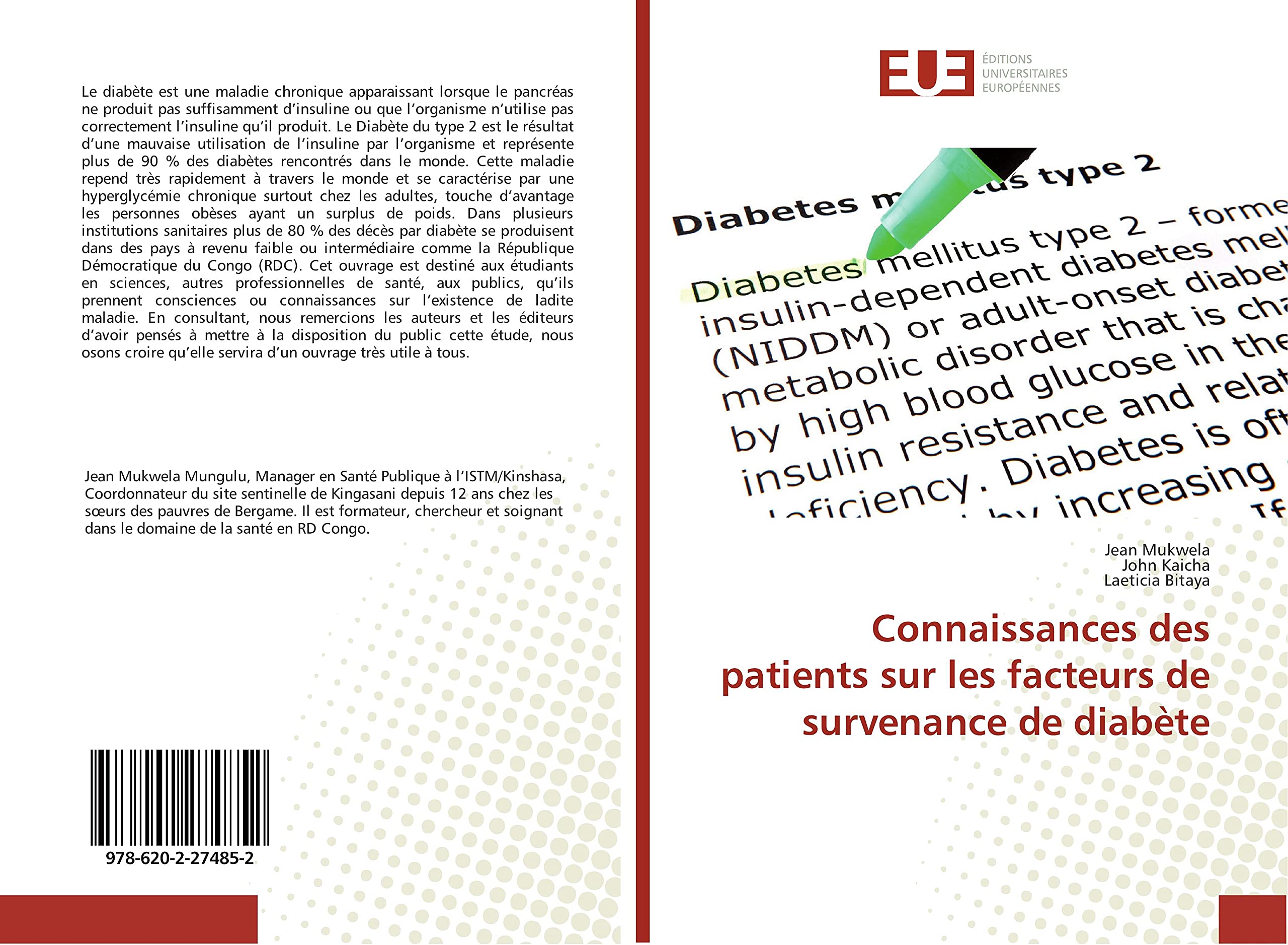 Connaissances des patients sur les facteurs de survenance de diabète book