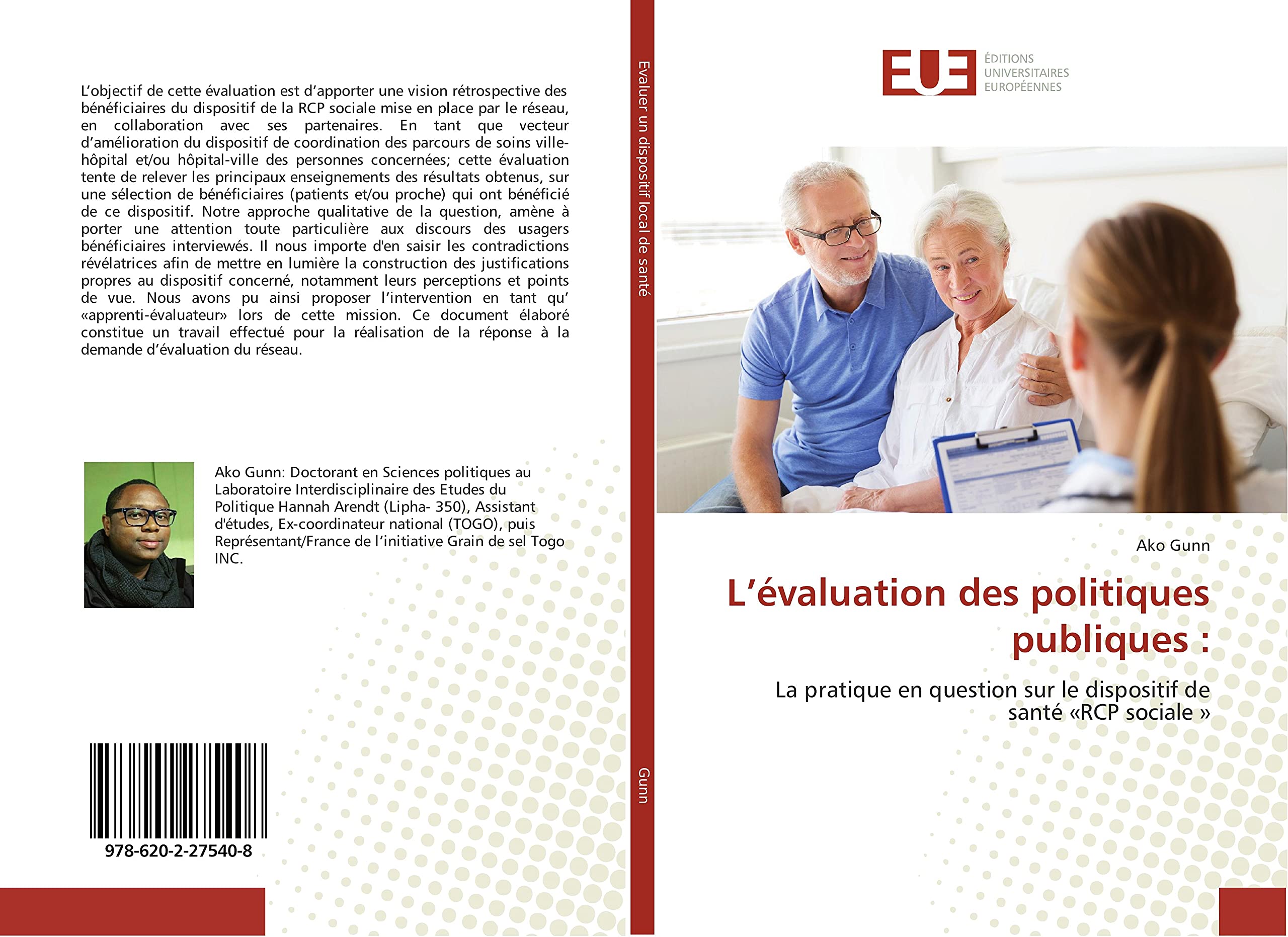 L’évaluation des politiques publiques :: La pratique en question sur le dispositif de santé «RCP sociale » book