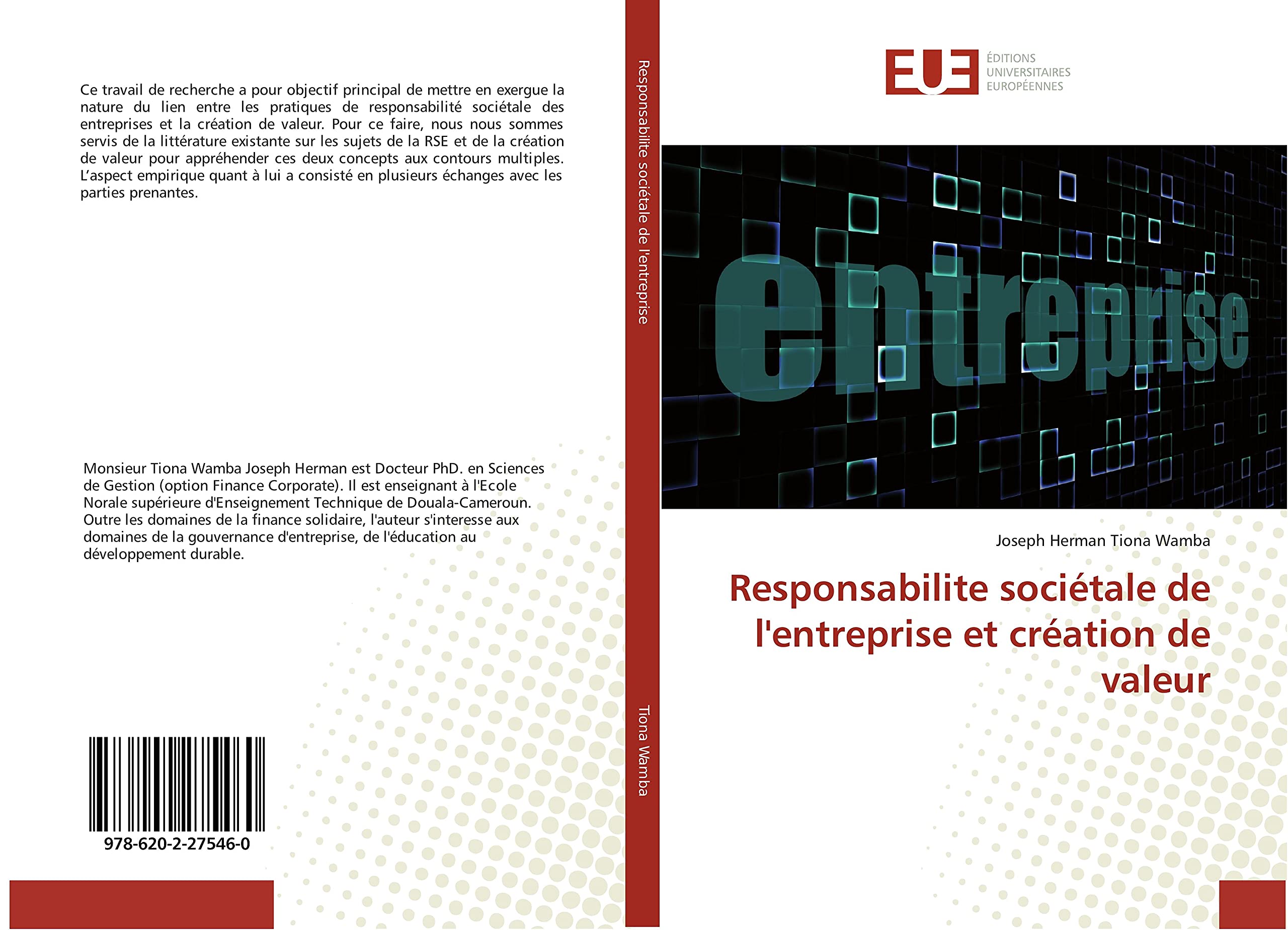 Responsabilite societale de l'entreprise et creation de valeur book
