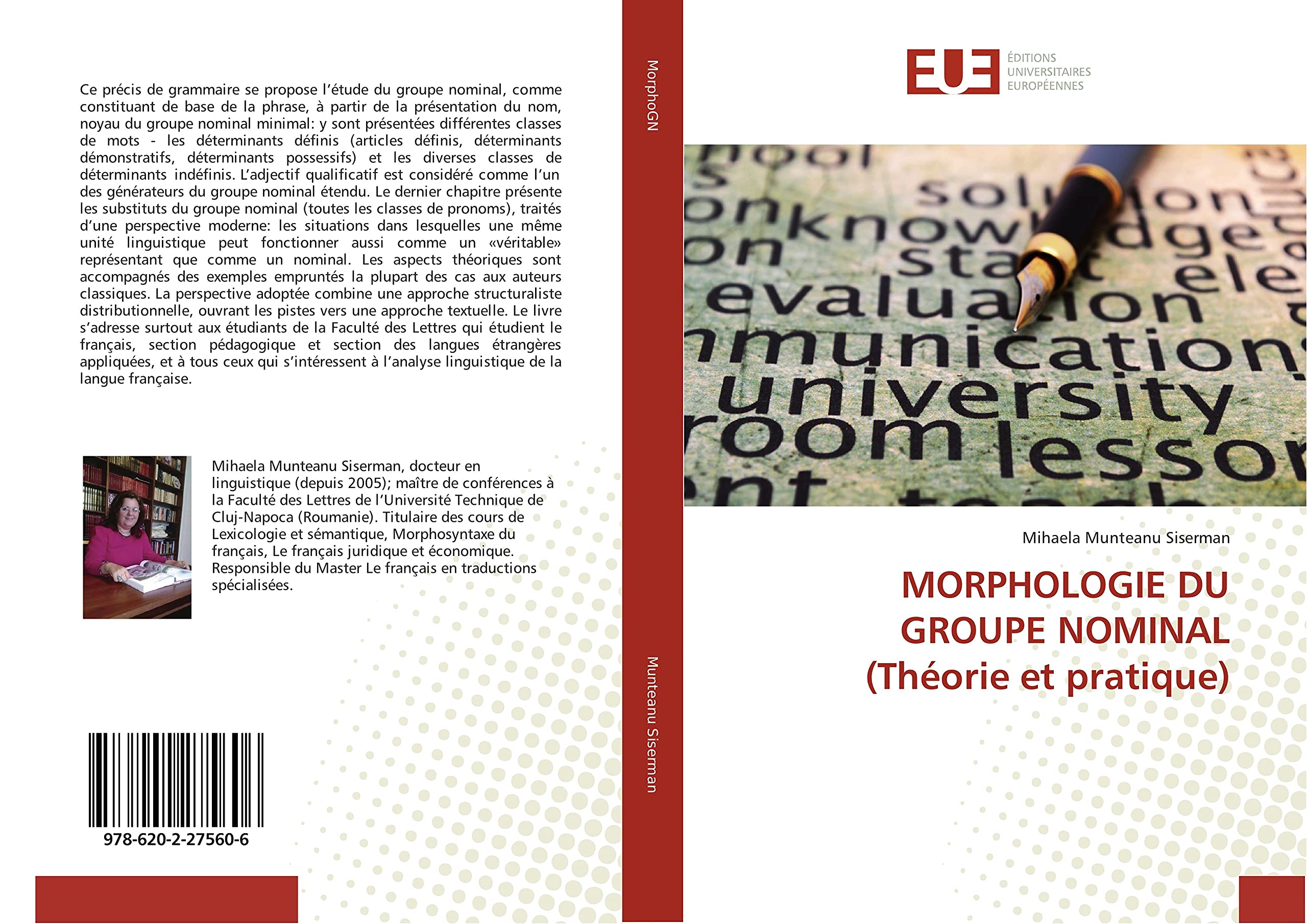 MORPHOLOGIE DU GROUPE NOMINAL (Théorie et pratique) book