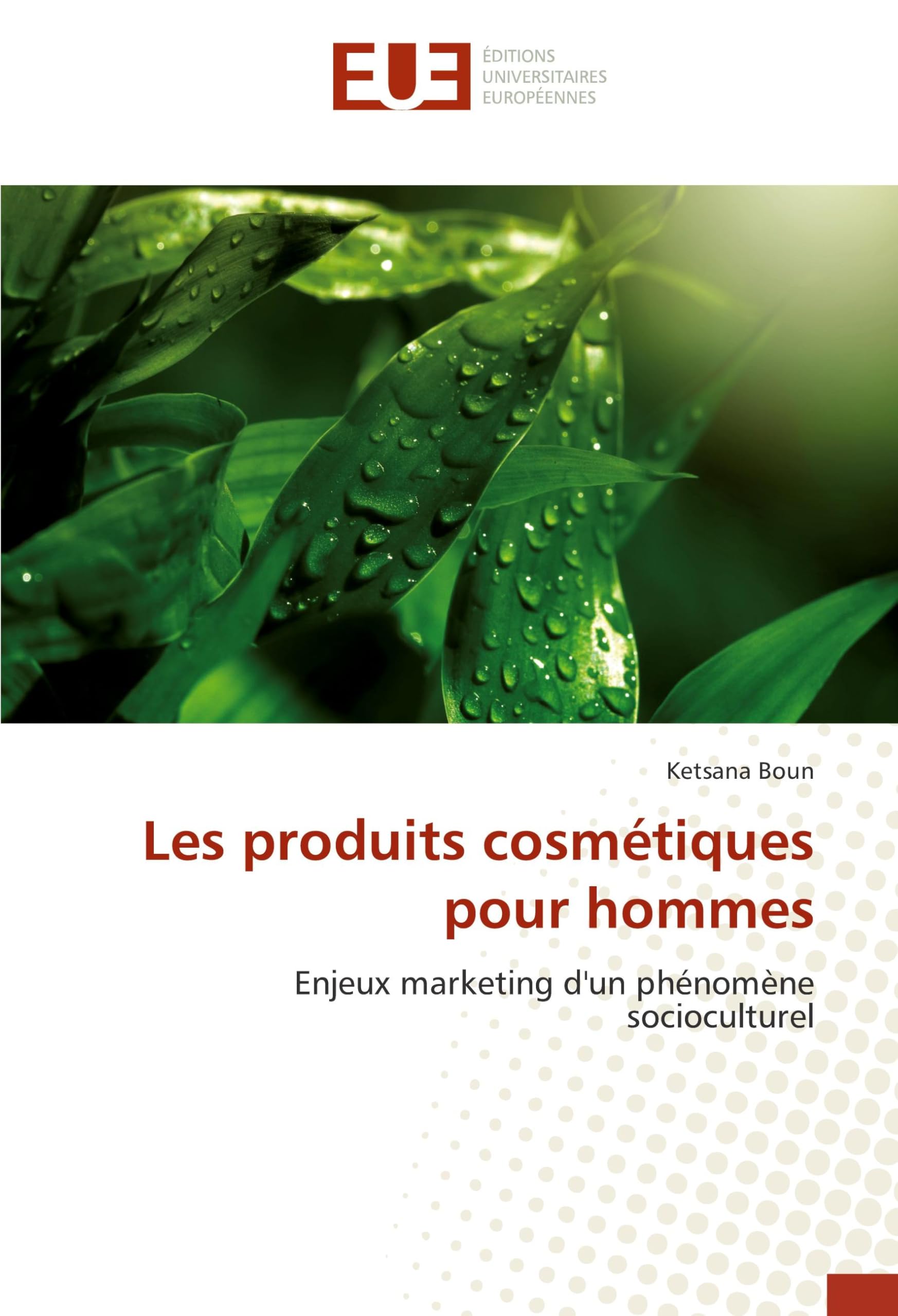 Les produits cosmétiques pour hommes book