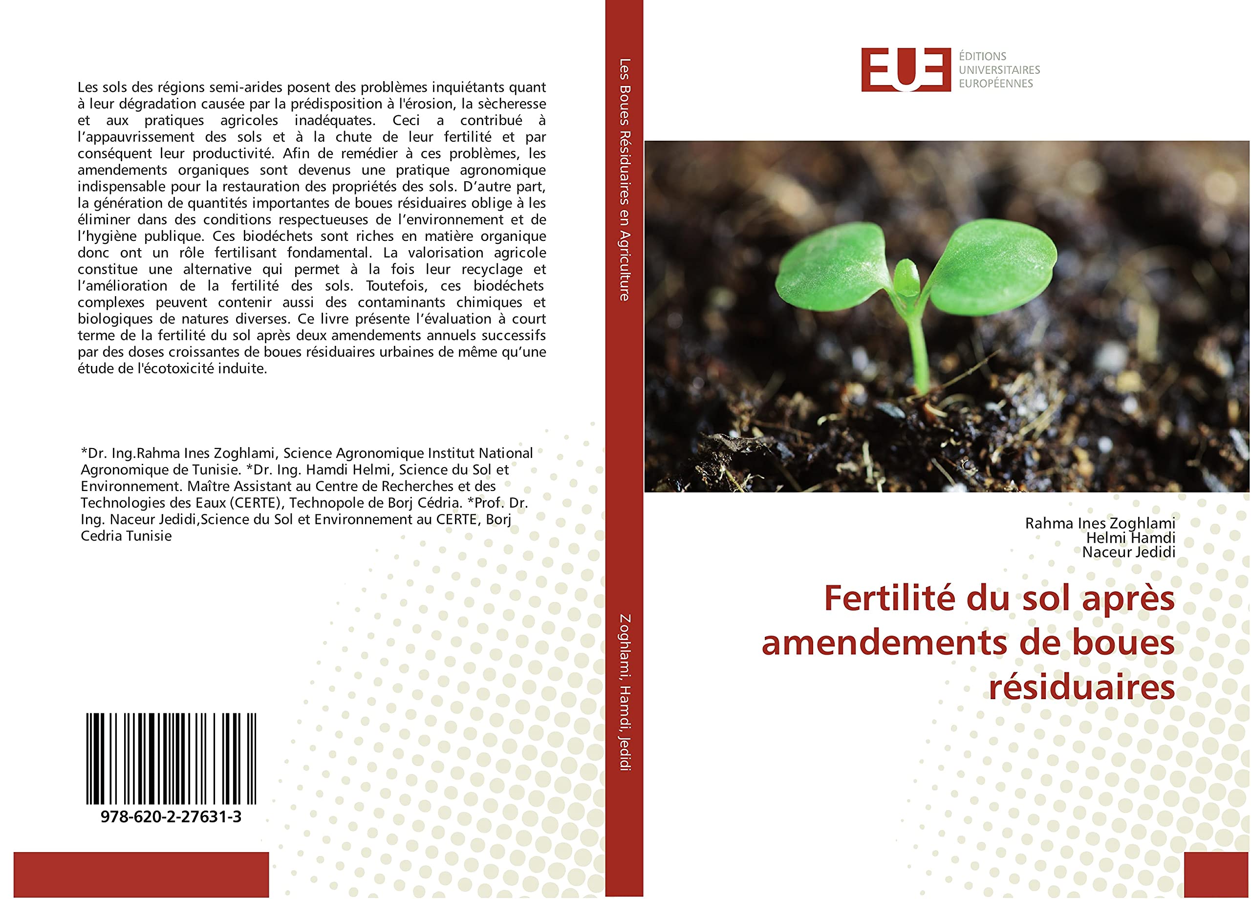 Fertilité du sol après amendements de boues résiduaires book