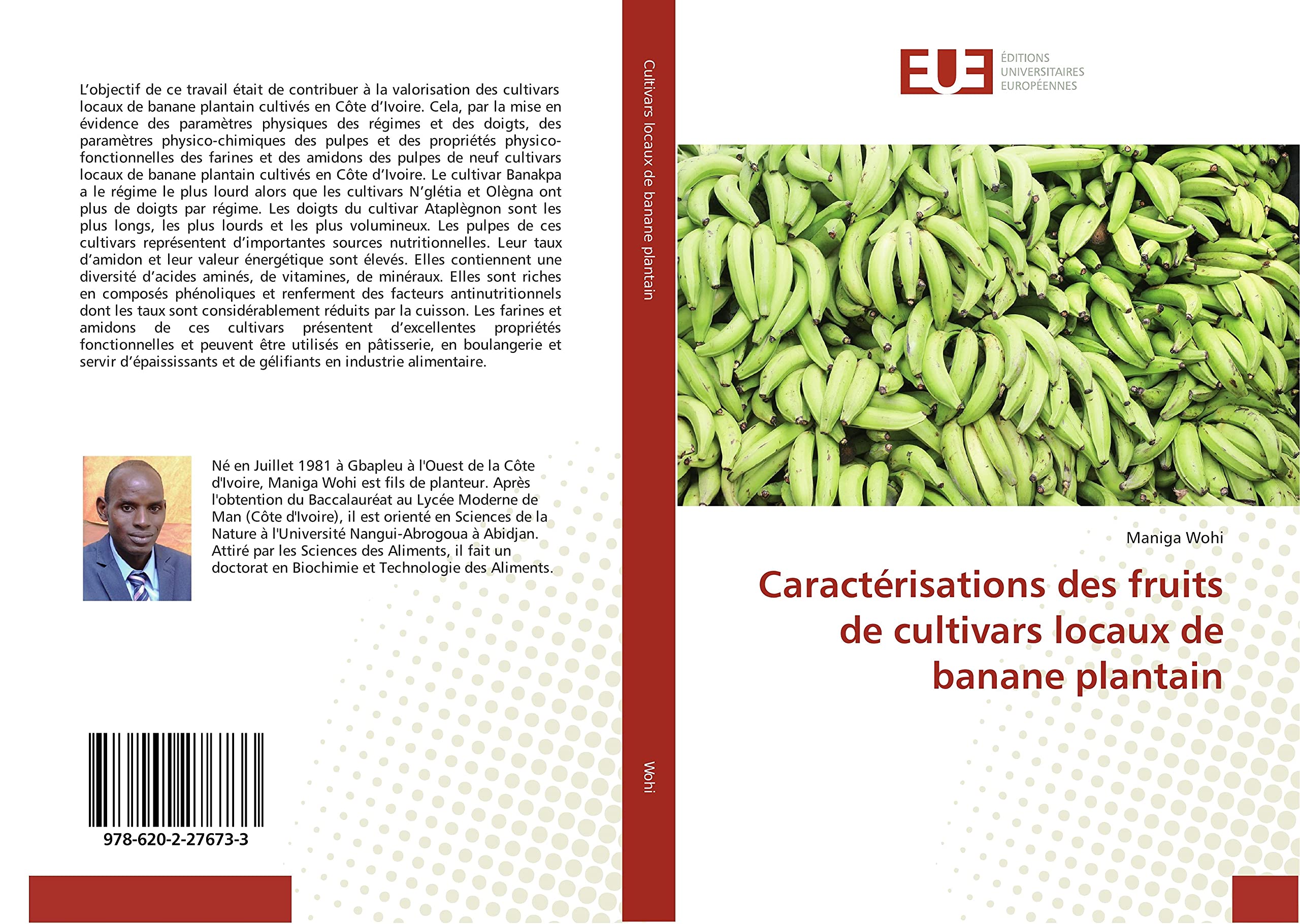 Caractérisations des fruits de cultivars locaux de banane plantain book