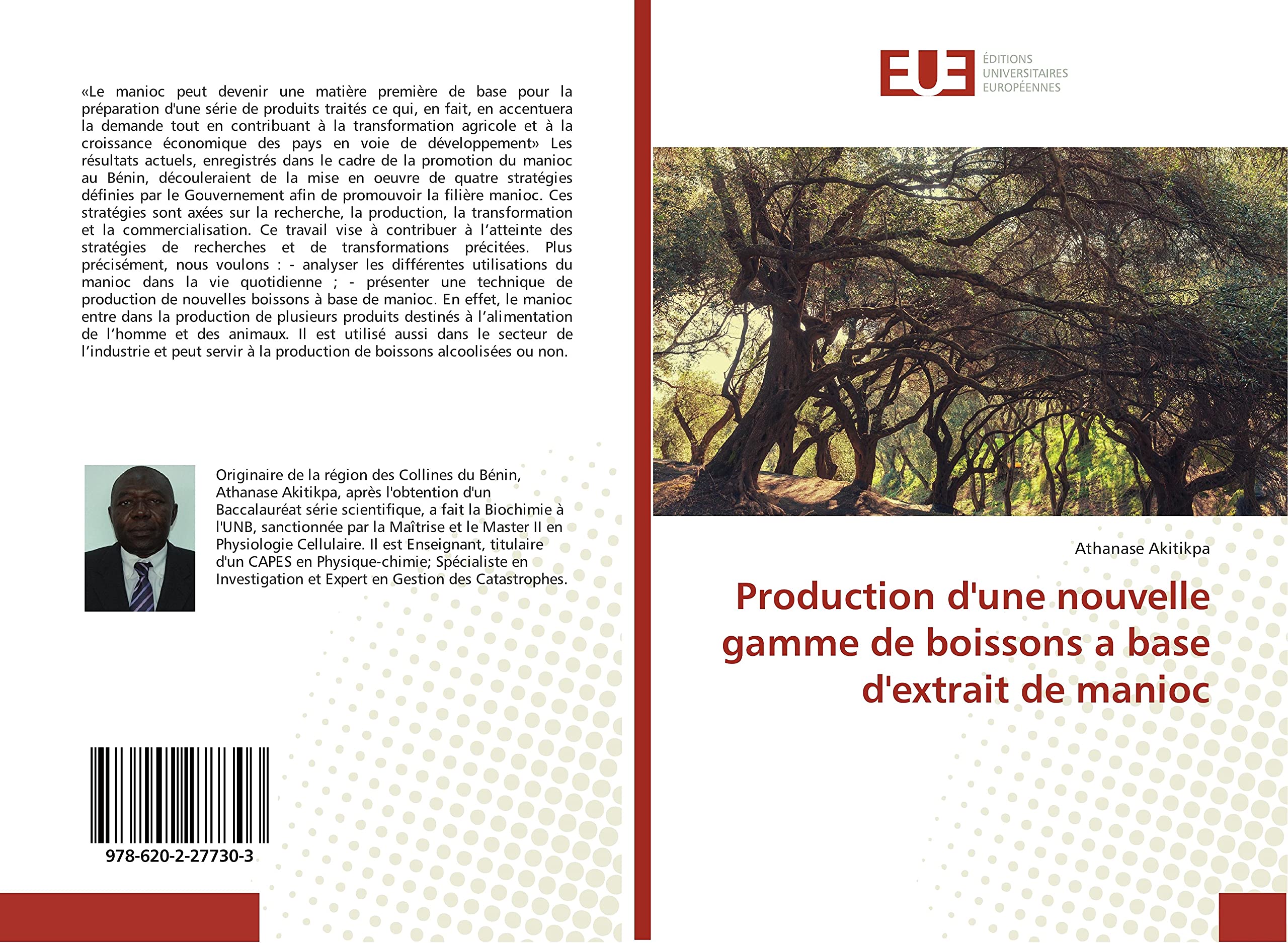 Production d'une nouvelle gamme de boissons a base d'extrait de manioc book