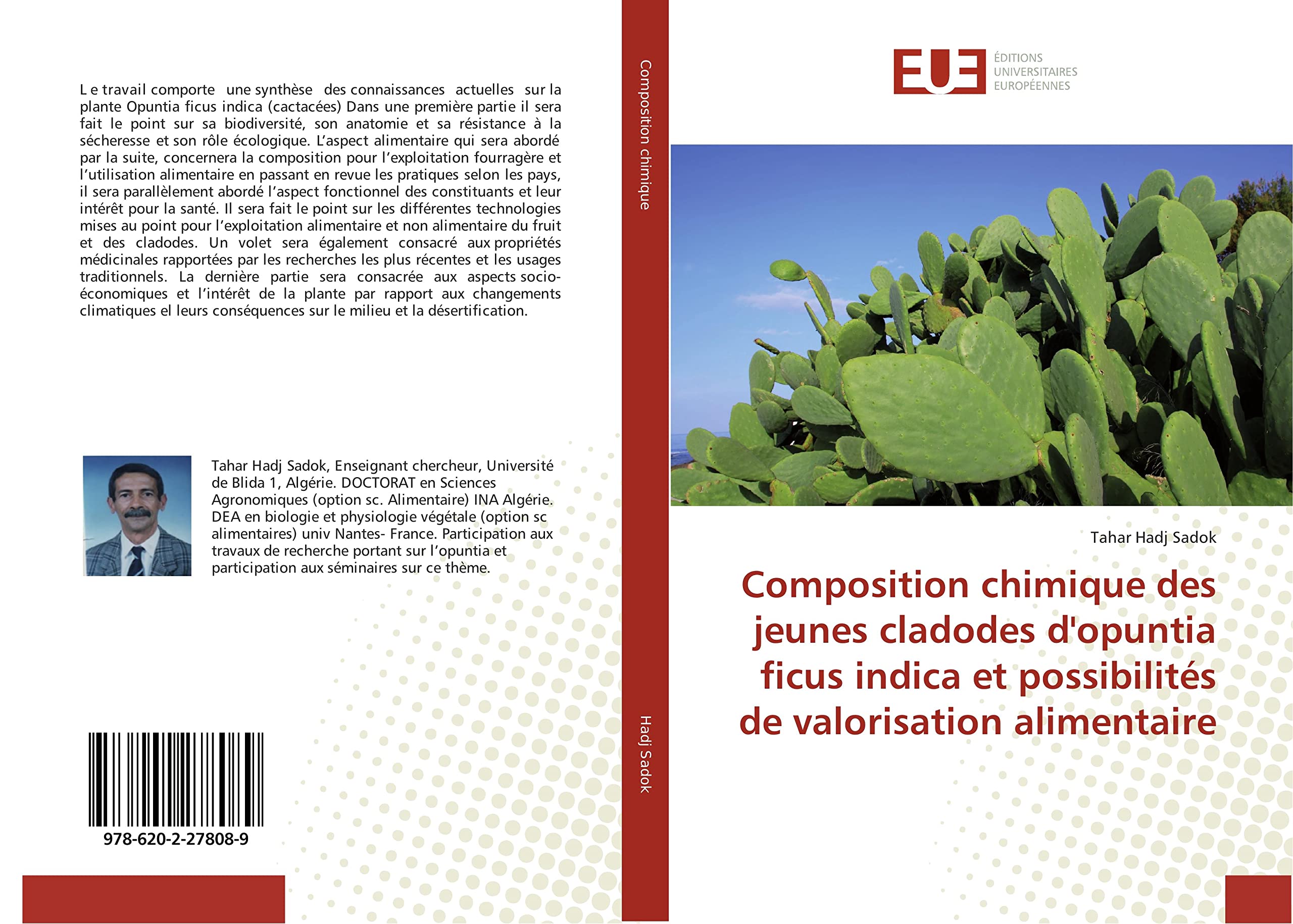Composition chimique des jeunes cladodes d'opuntia ficus book