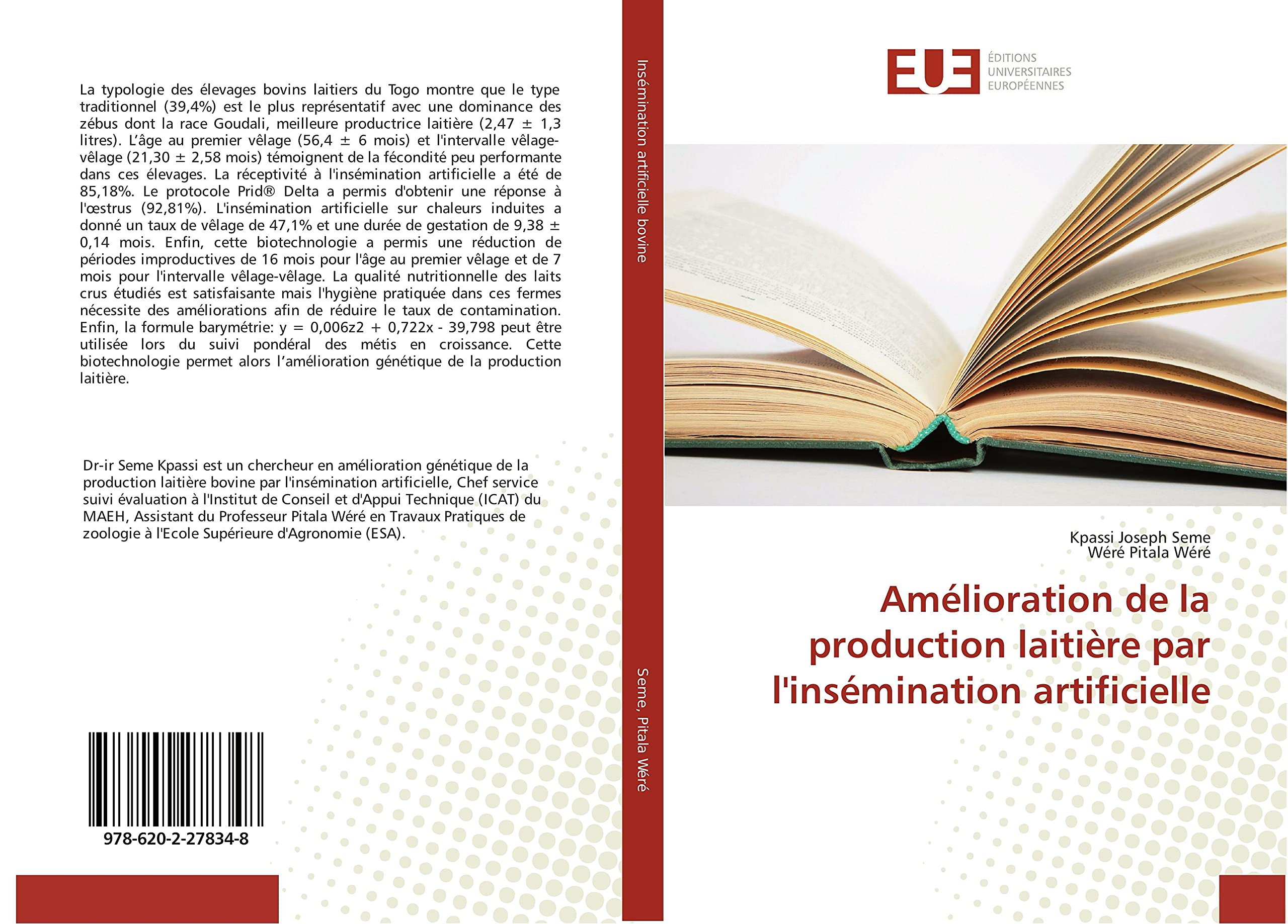 Amélioration de la production laitière par l'insémination artificielle book