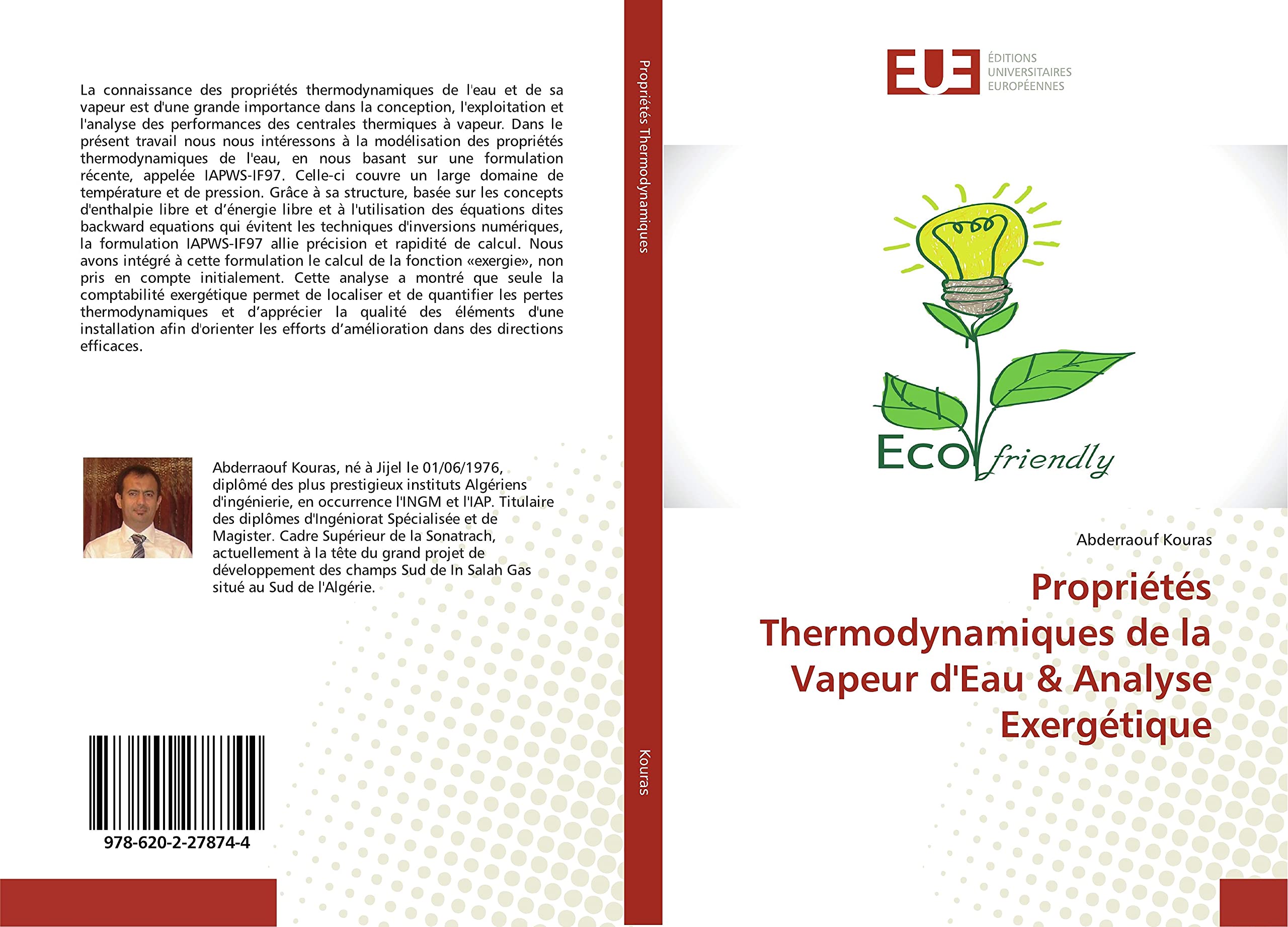 Propriétés Thermodynamiques de la Vapeur d'Eau & Analyse Exergétique book