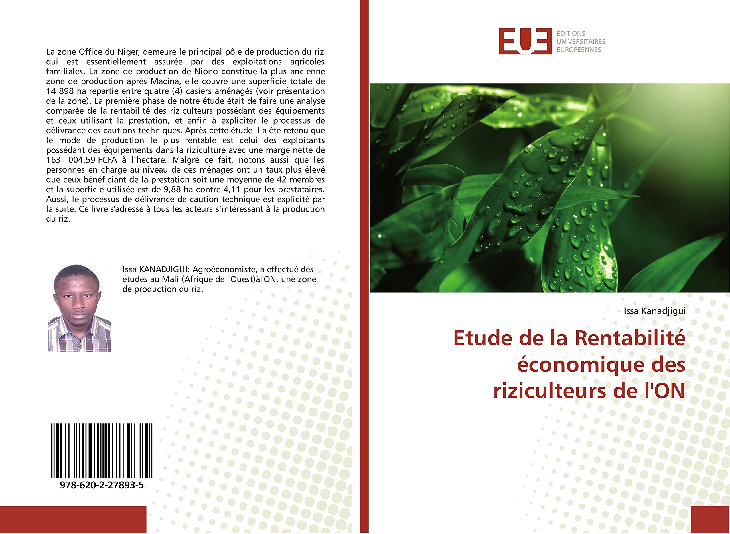 Etude de la Rentabilité économique des riziculteurs de l'ON book