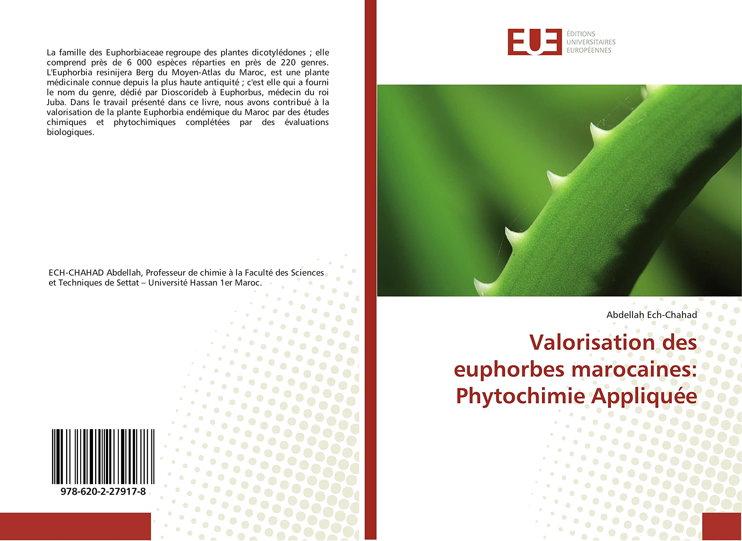 Valorisation des euphorbes marocaines: Phytochimie Appliquée book