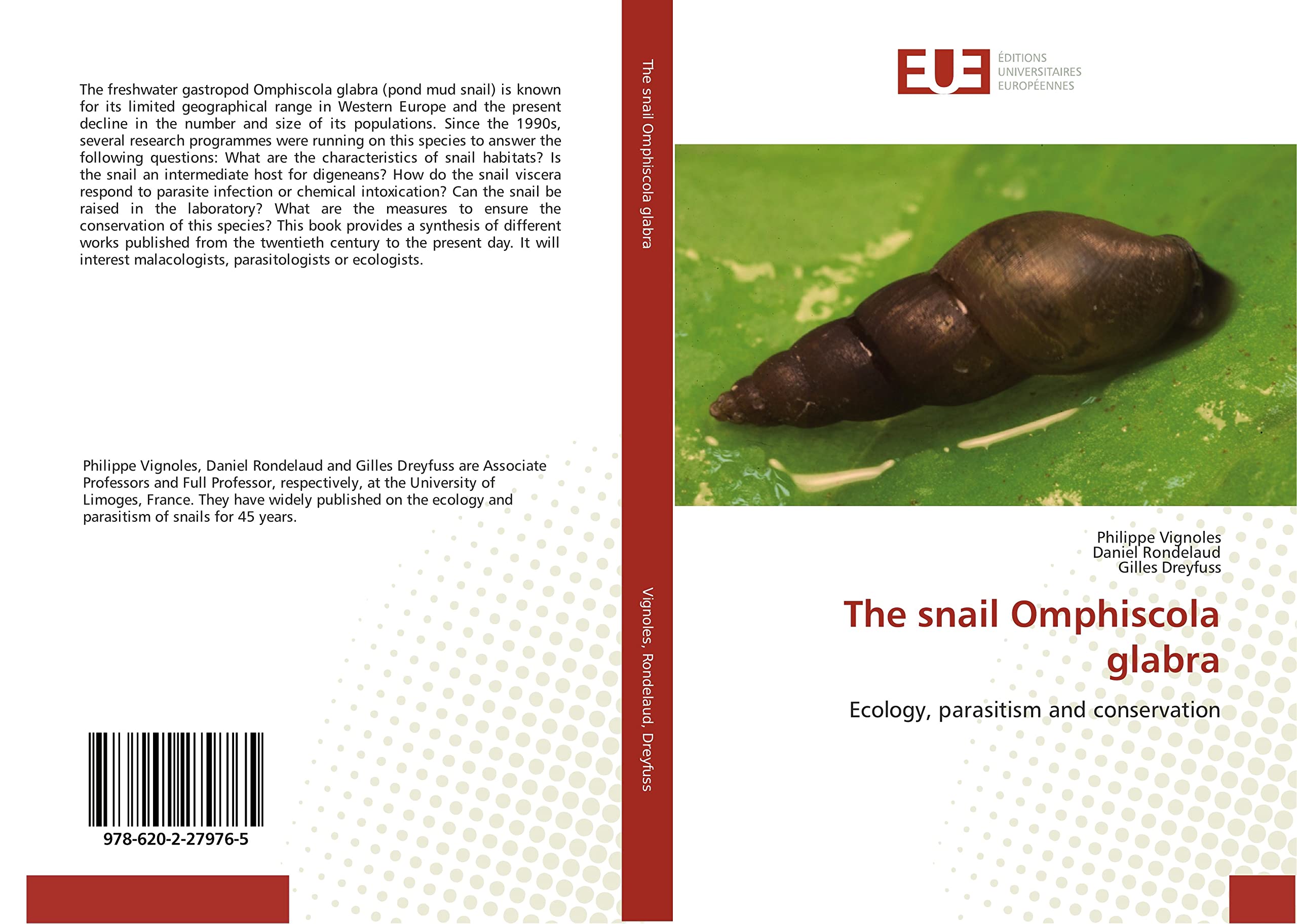 The snail Omphiscola glabra: Ecology, parasitism and conservation book