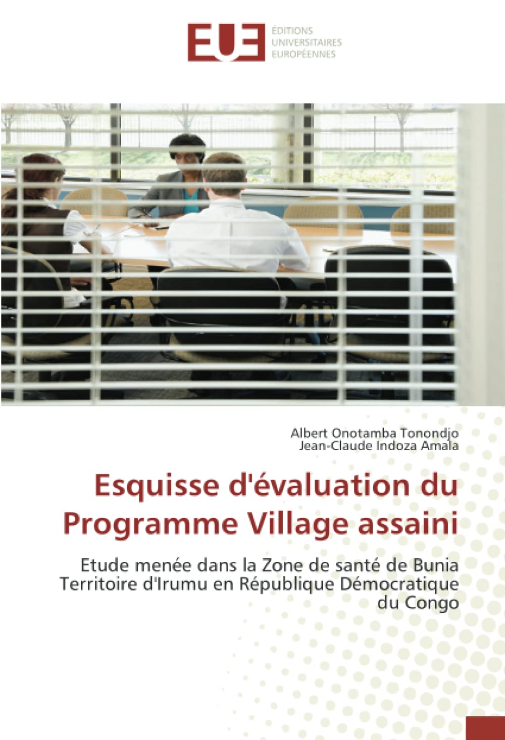 Esquisse d'évaluation du Programme Village assaini: Etude menée dans la Zone de santé de Bunia Territoire d'Irumu en République Démocratique du Congo book