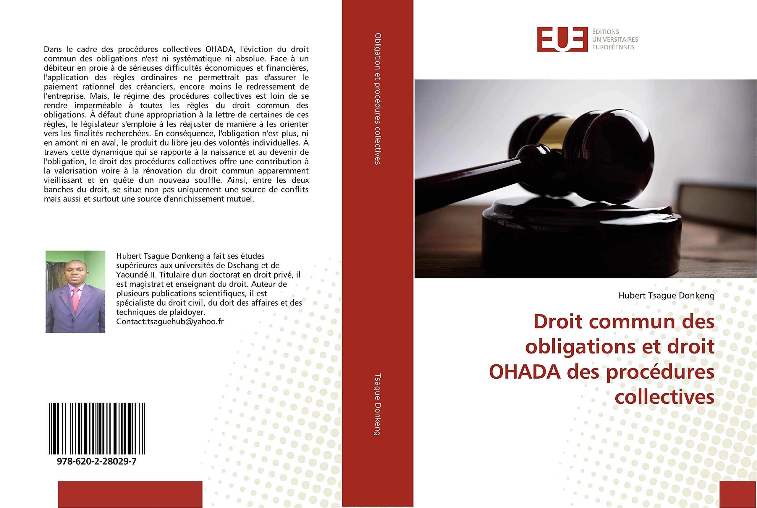 Droit commun des obligations et droit OHADA des procedures collectives book