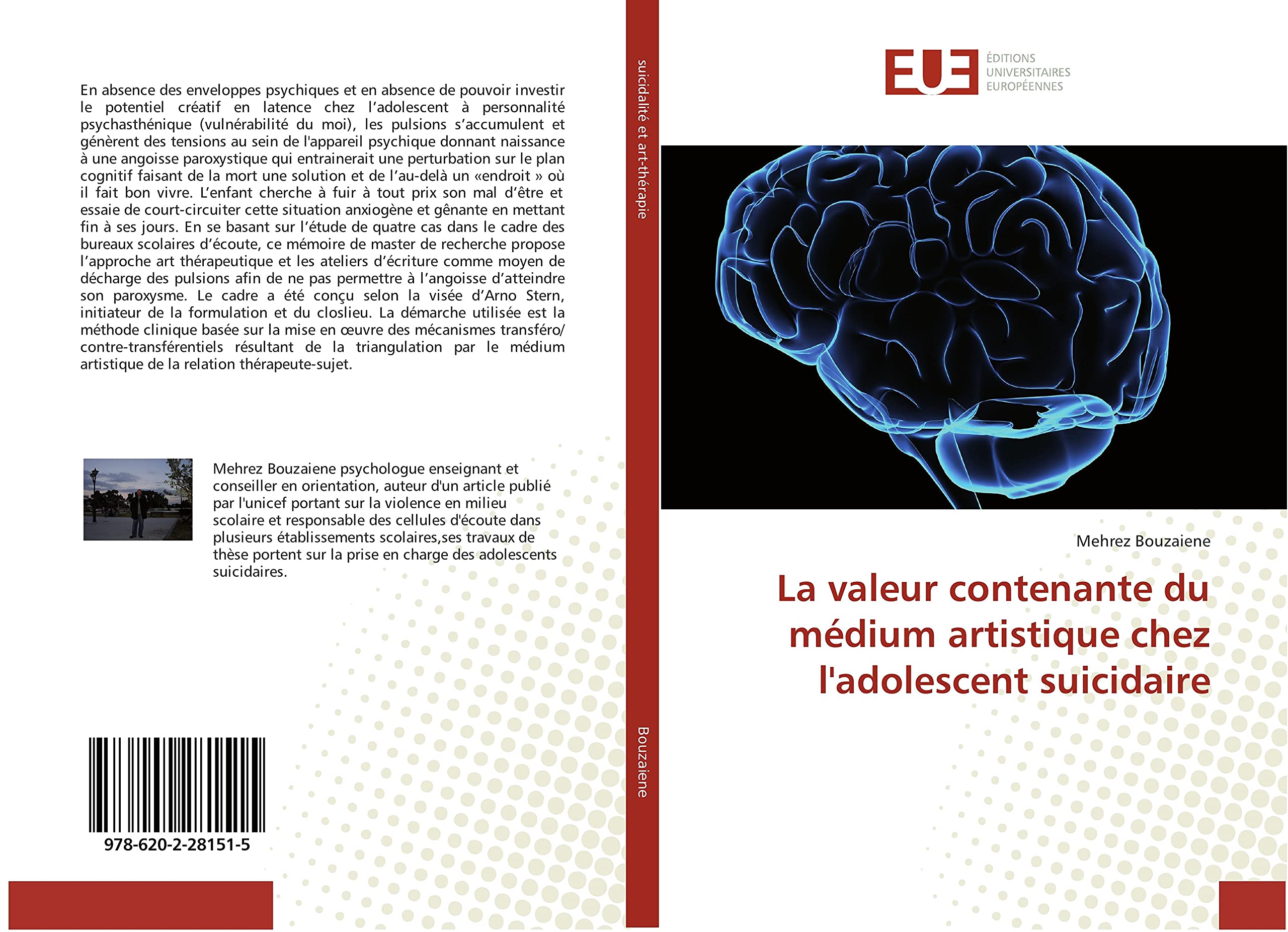 La valeur contenante du médium artistique chez l'adolescent suicidaire book