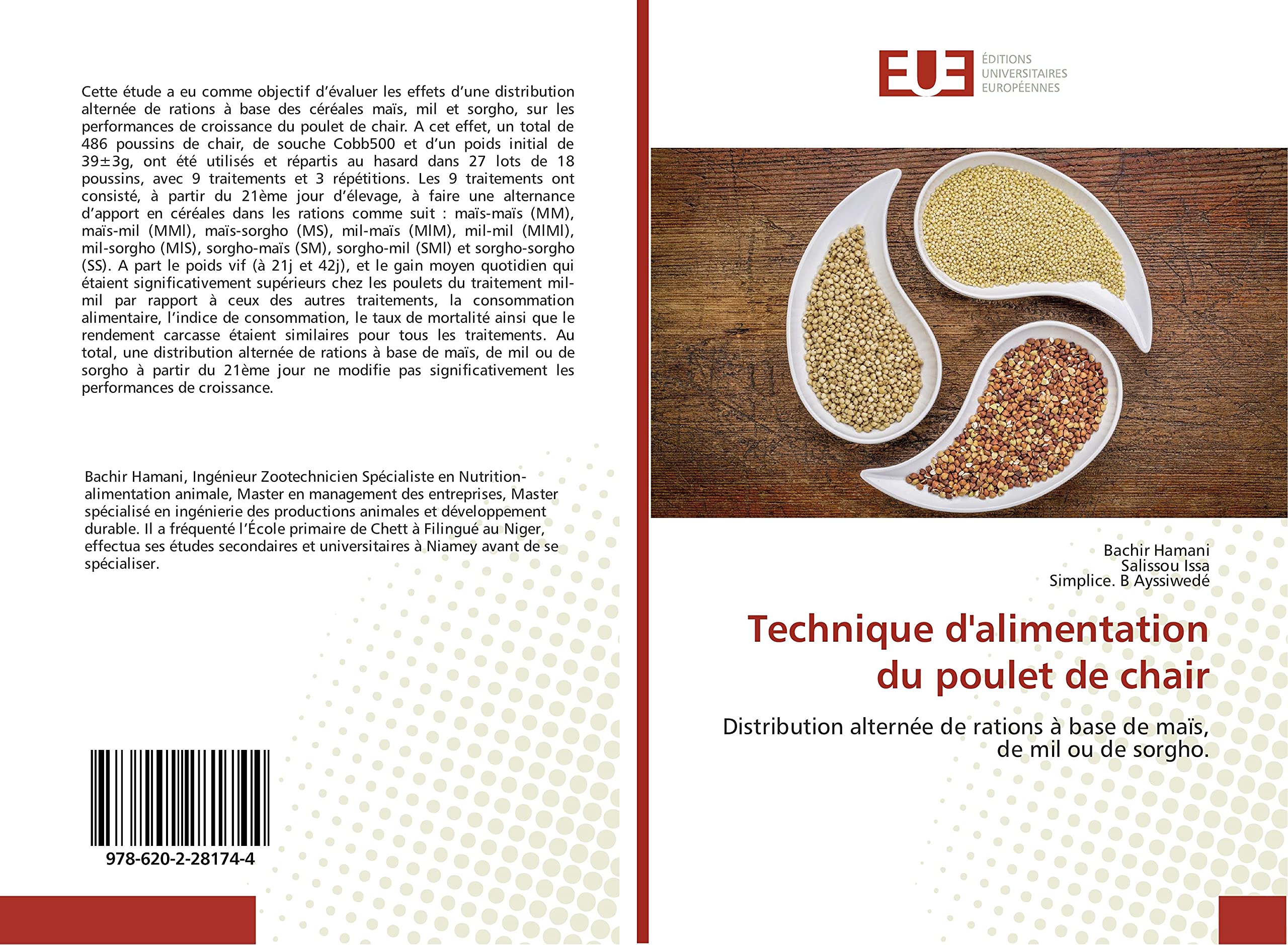 Technique d'alimentation du poulet de chair: Distribution alternee de rations A base de maïs, de mil ou de sorgho. book