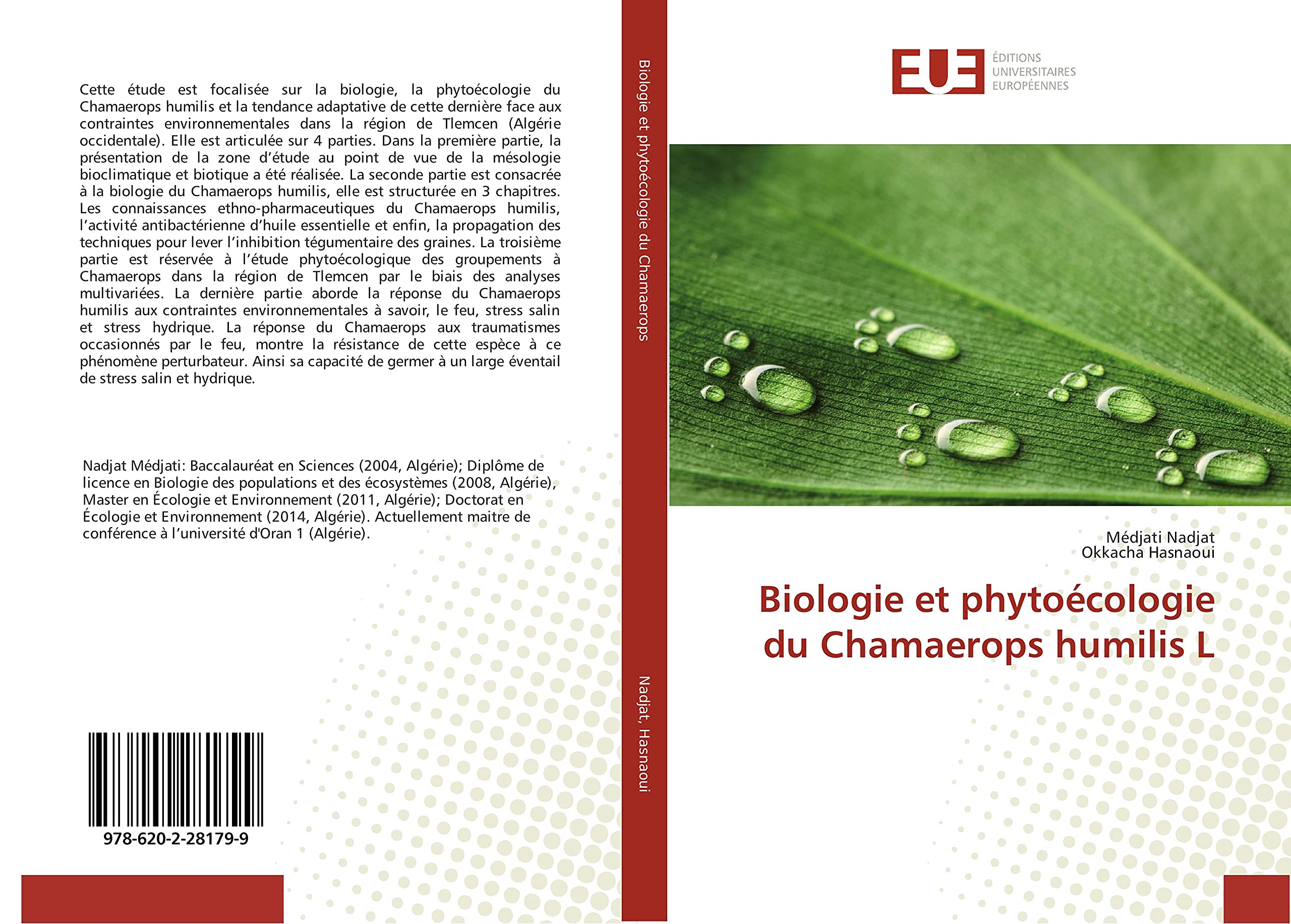 Biologie et phytoecologie du Chamaerops humilis L book