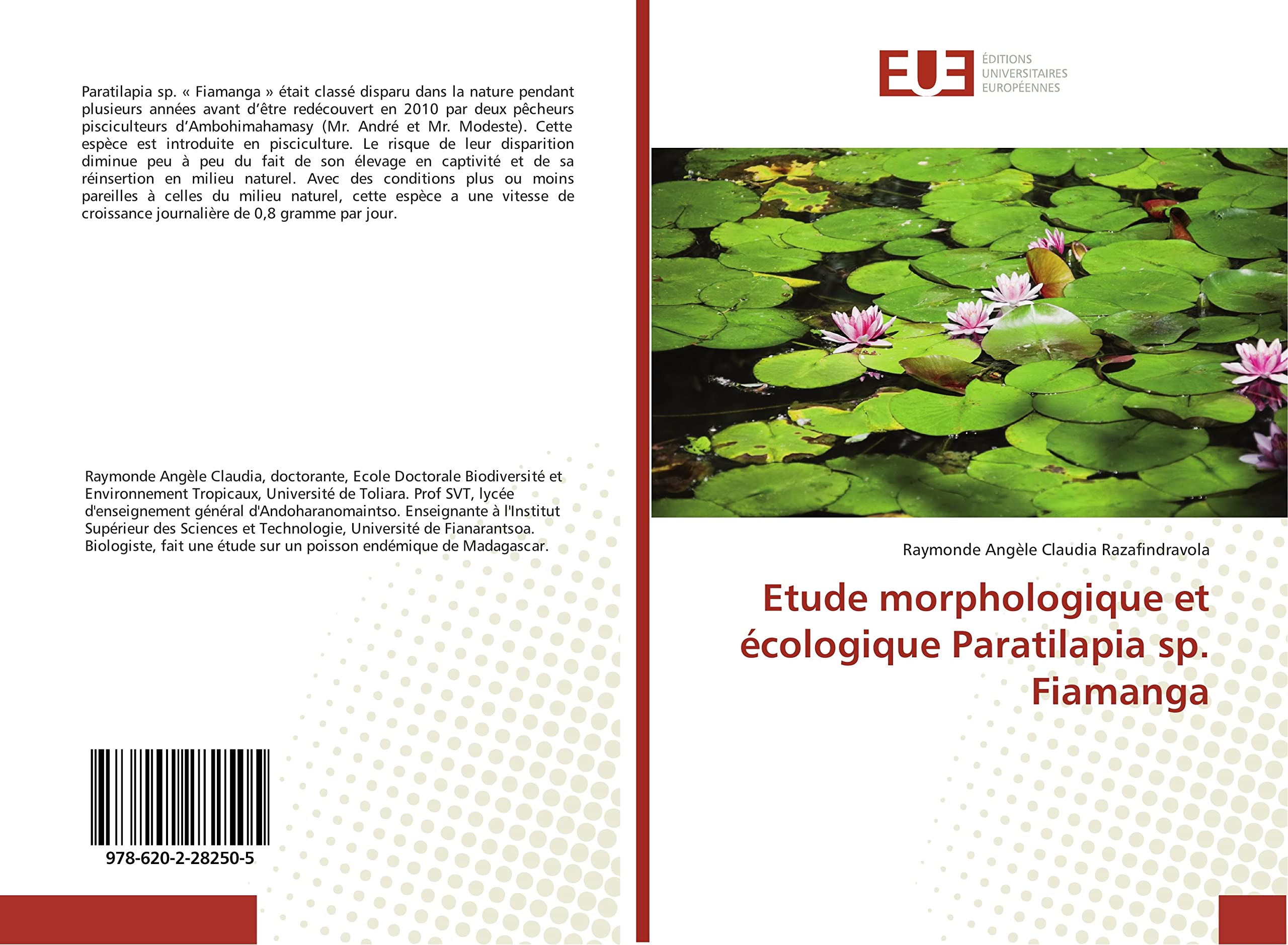 Etude morphologique et écologique Paratilapia sp. Fiamanga book