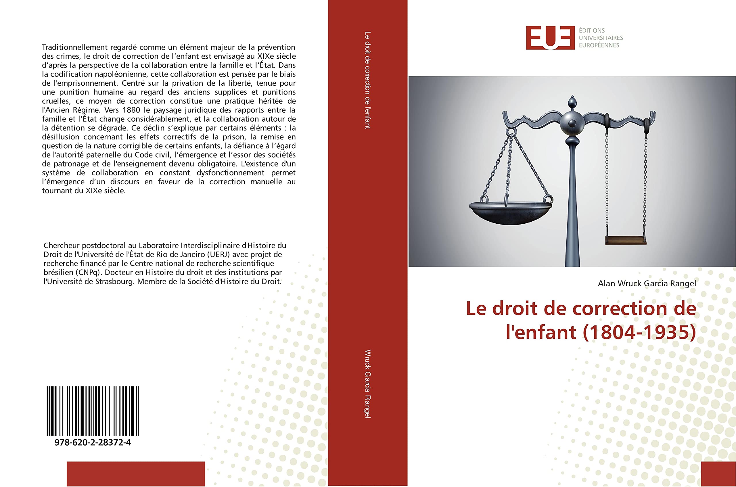 Le droit de correction de l'enfant (1804-1935) book