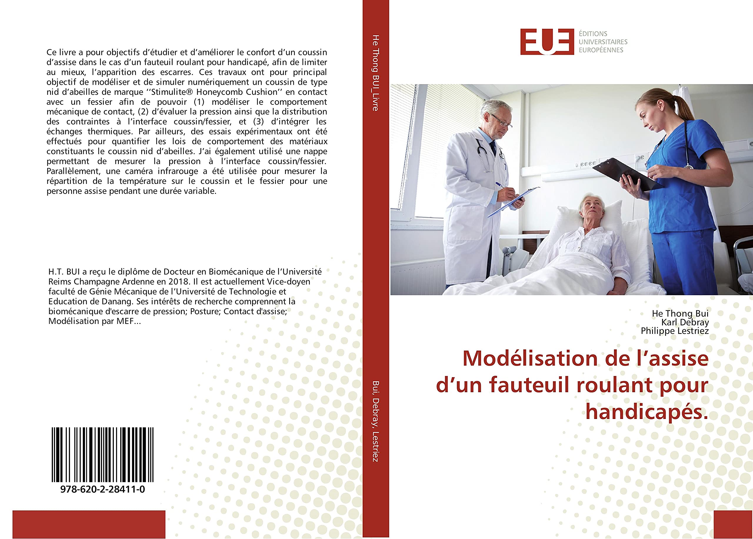Modélisation de l'assise d'un fauteuil roulant pour handicapés. book