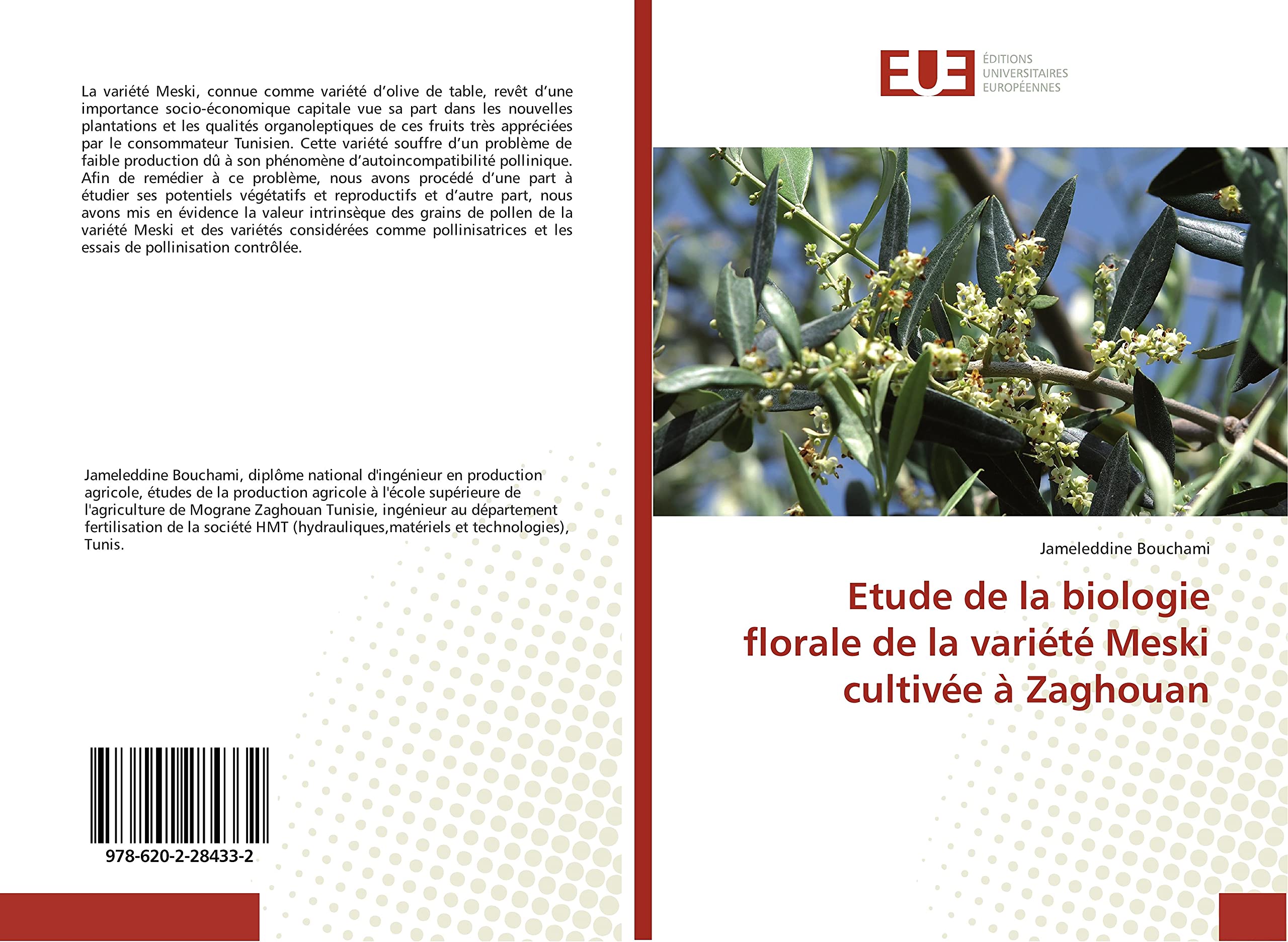 Etude de la biologie florale de la variété Meski cultivée à Zaghouan book