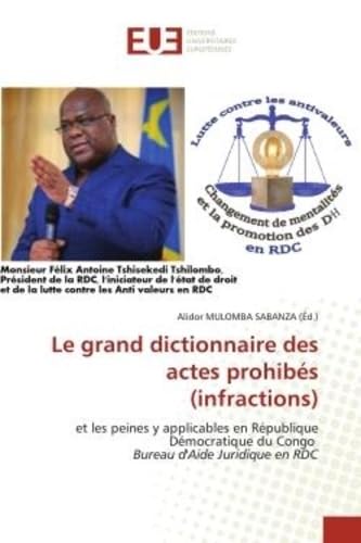 Le grand dictionnaire des actes prohibés (infractions): et les peines y applicables en République Démocratique du Congo Bureau d'Aide Juridique en RDC book