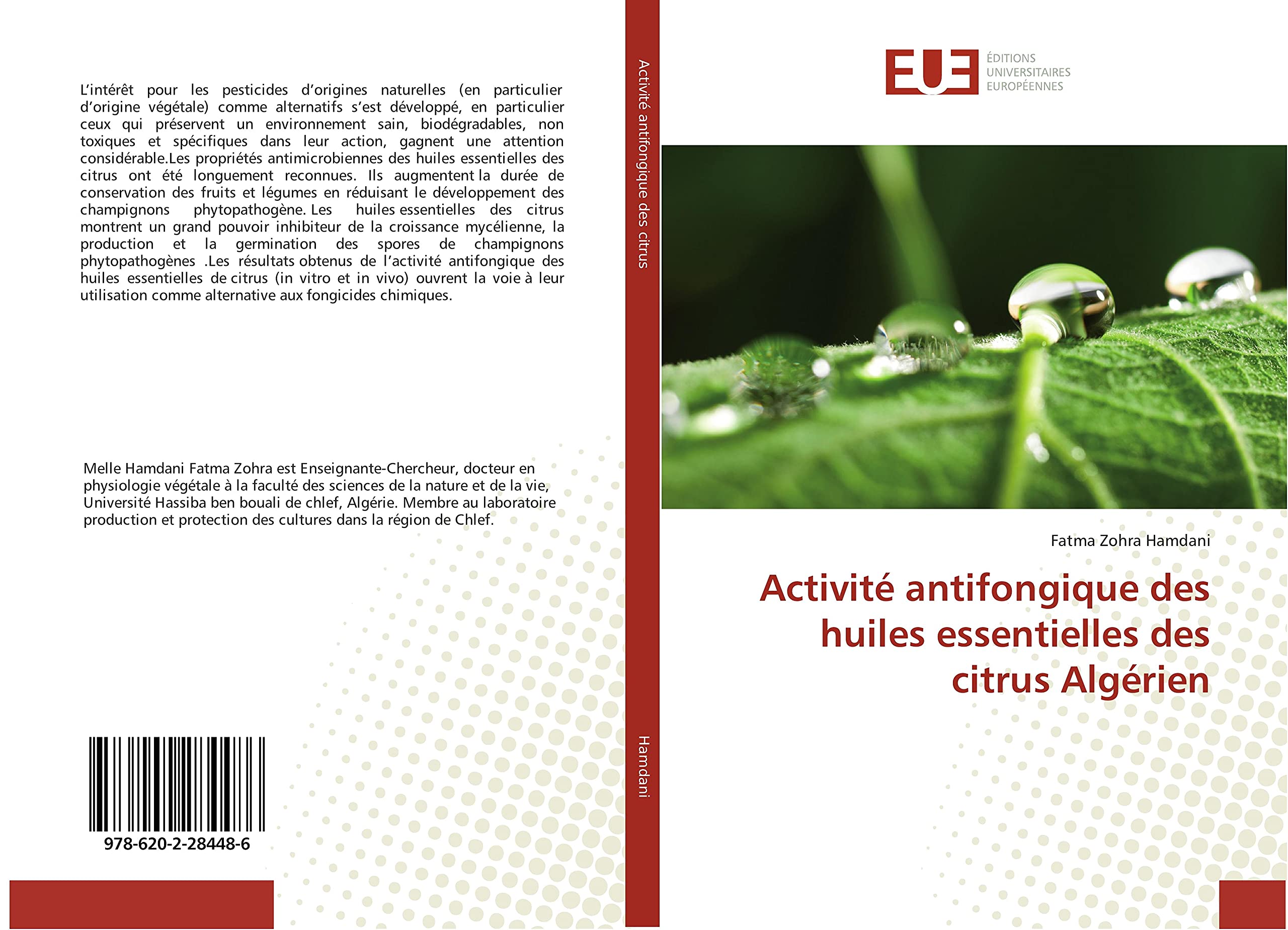 Activité antifongique des huiles essentielles des citrus Algérien book