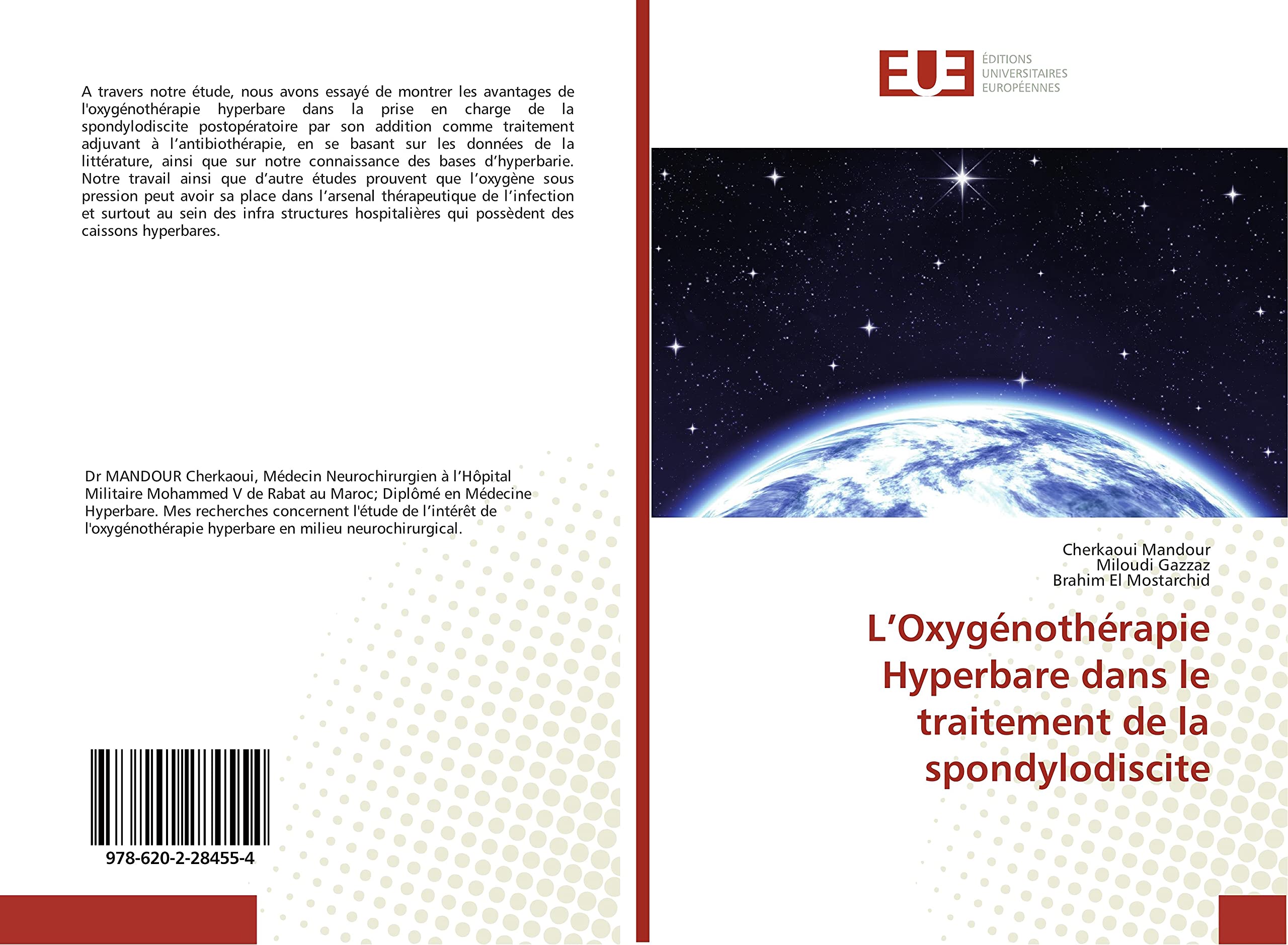 L'Oxygénothérapie Hyperbare dans le traitement de la spondylodiscite book