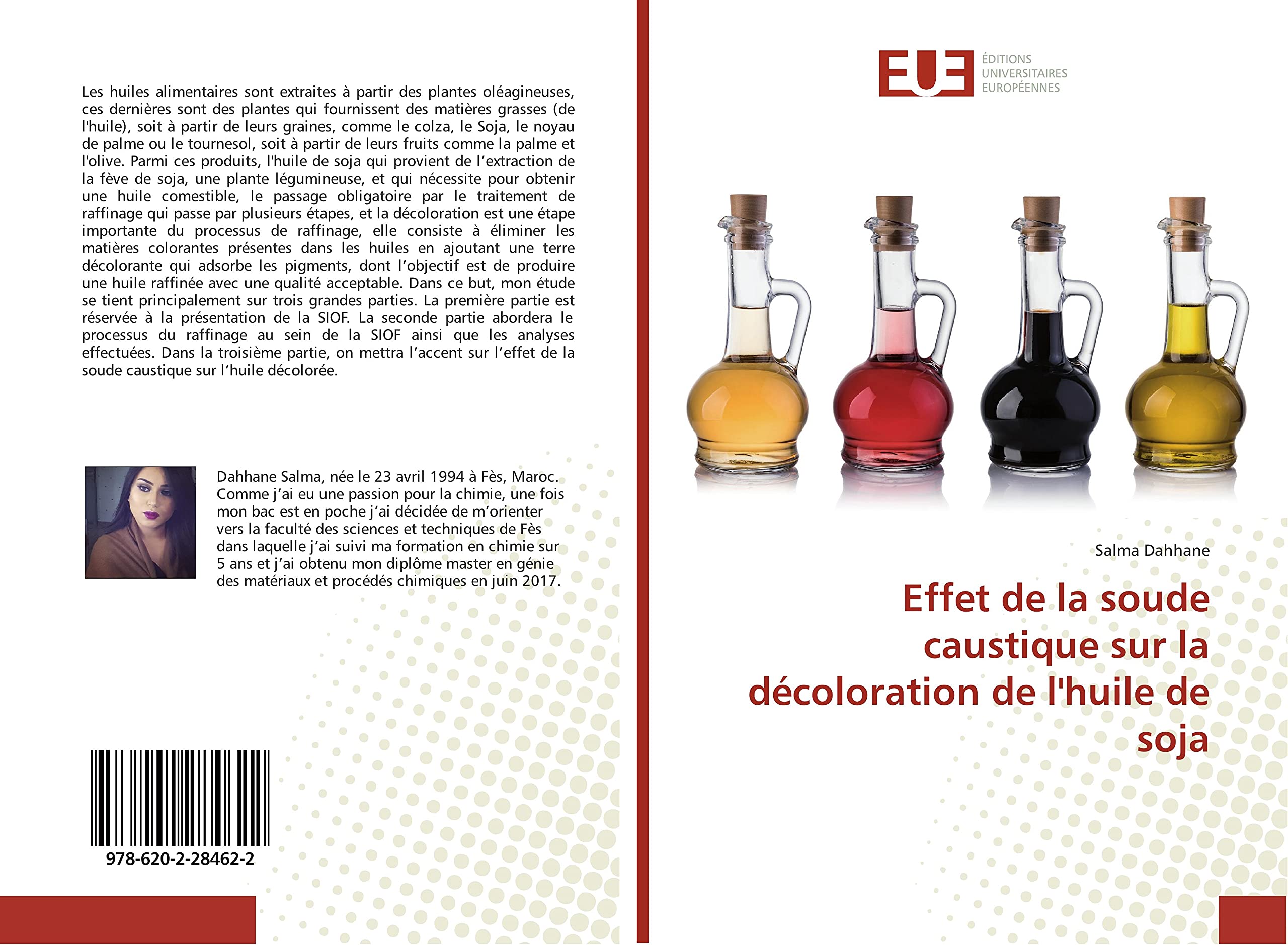 Effet de la soude caustique sur la décoloration de l'huile de soja book