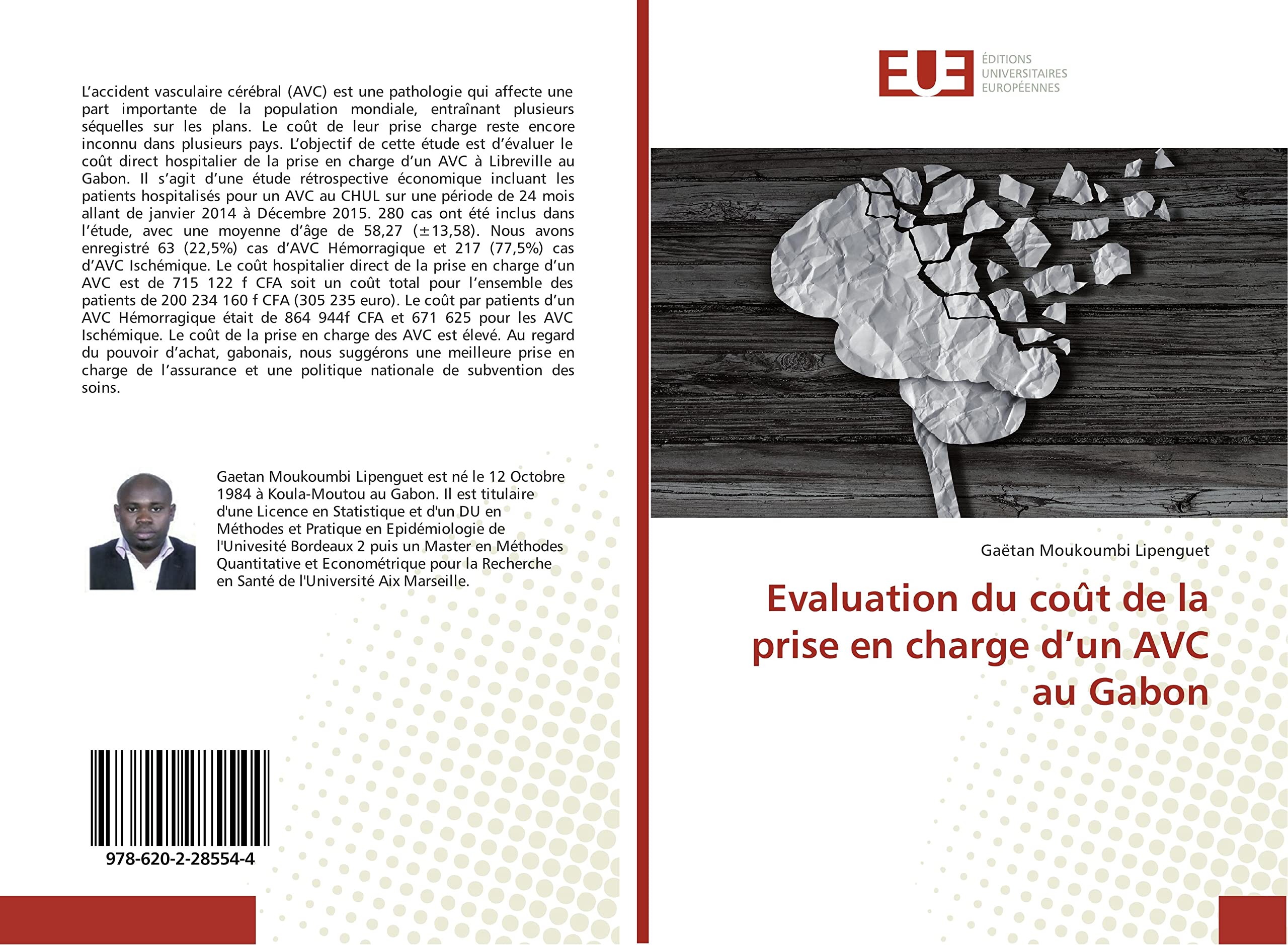 Evaluation du coût de la prise en charge d'un AVC au Gabon book