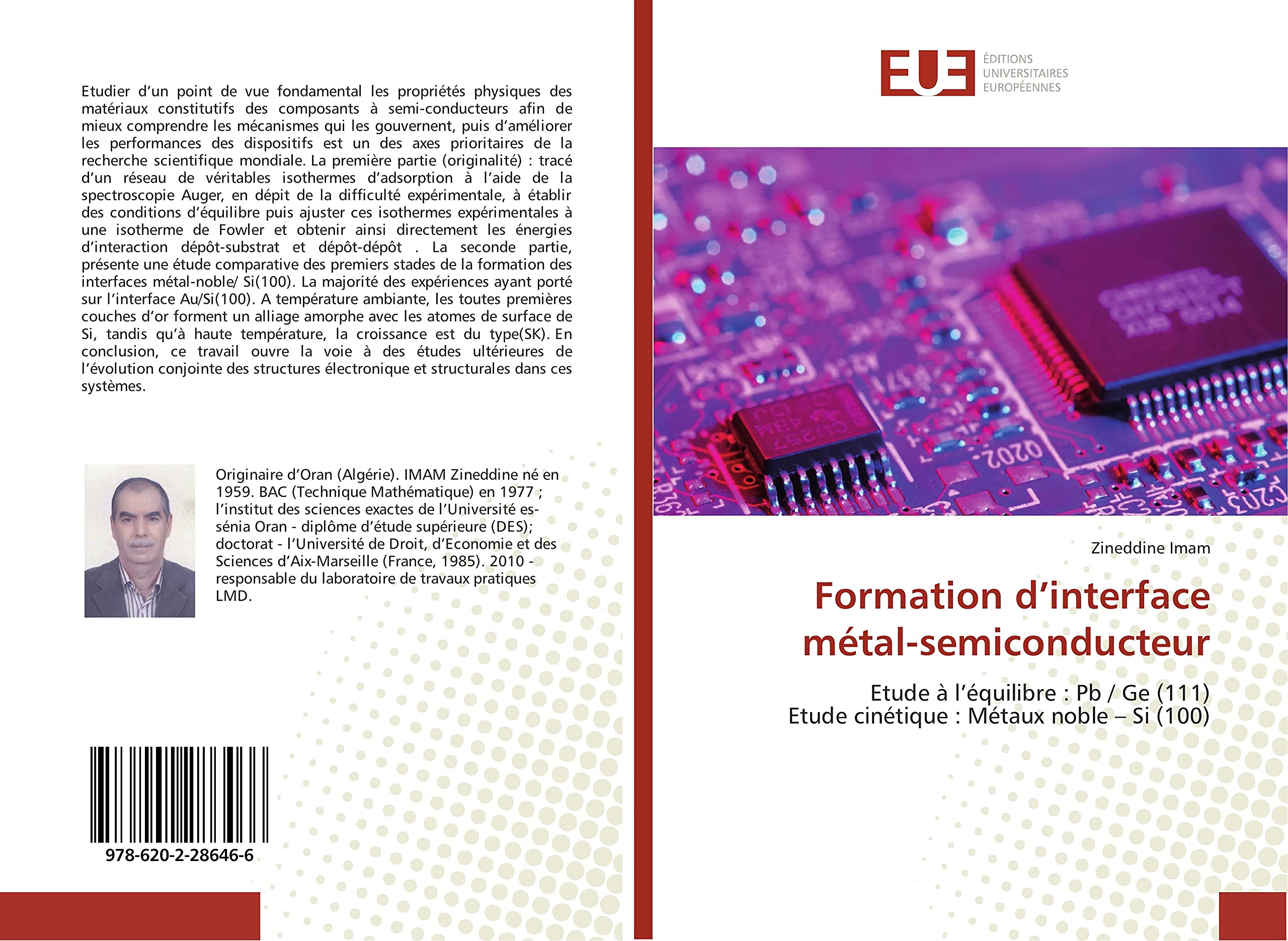 Formation d’interface métal-semiconducteur: Etude à l’équilibre : Pb / Ge (111) Etude cinétique : Métaux noble – Si (100) book