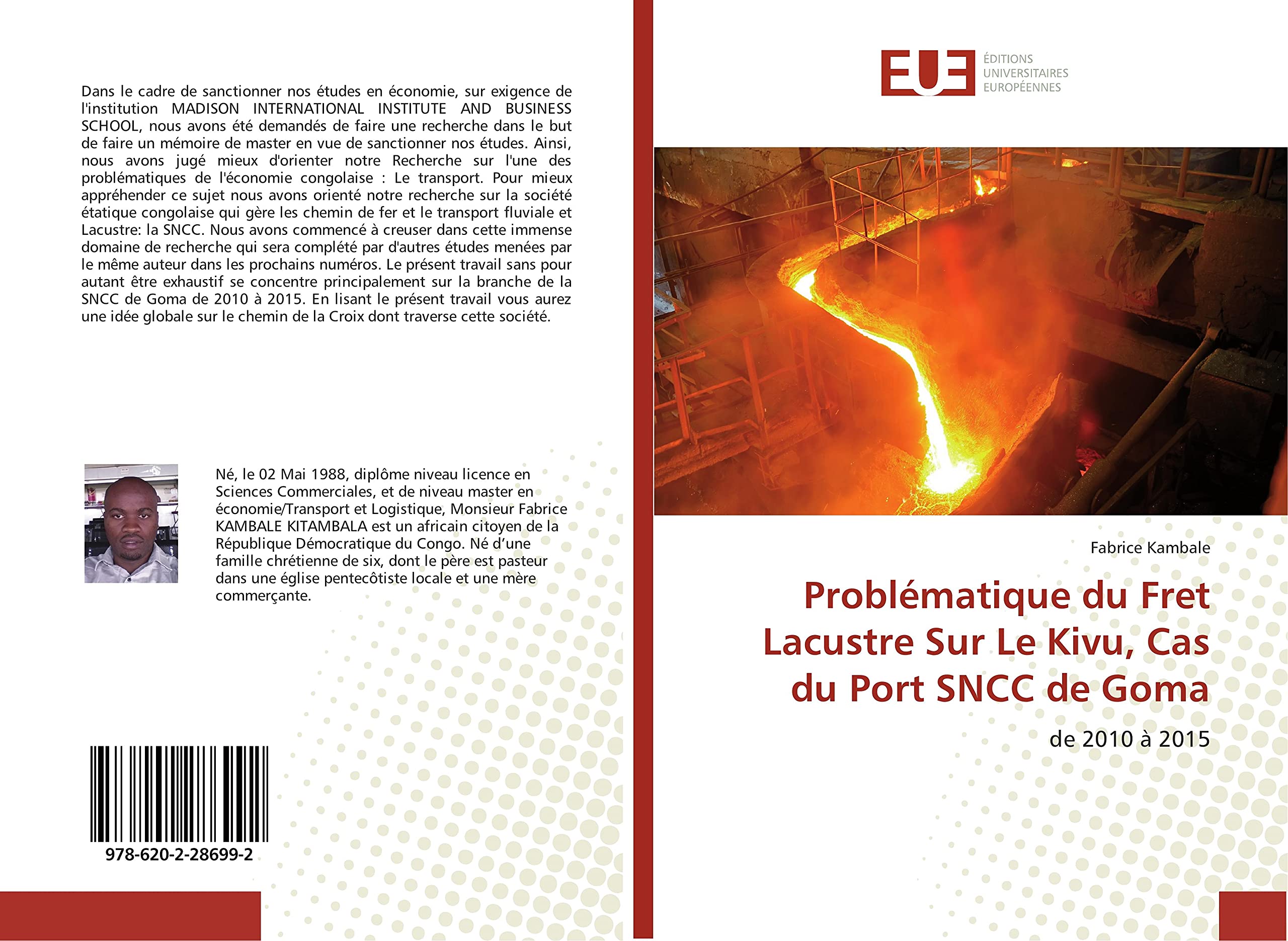 Problematique du Fret Lacustre Sur Le Kivu, Cas du Port SNCC de Goma: De 2010 A 2015 book