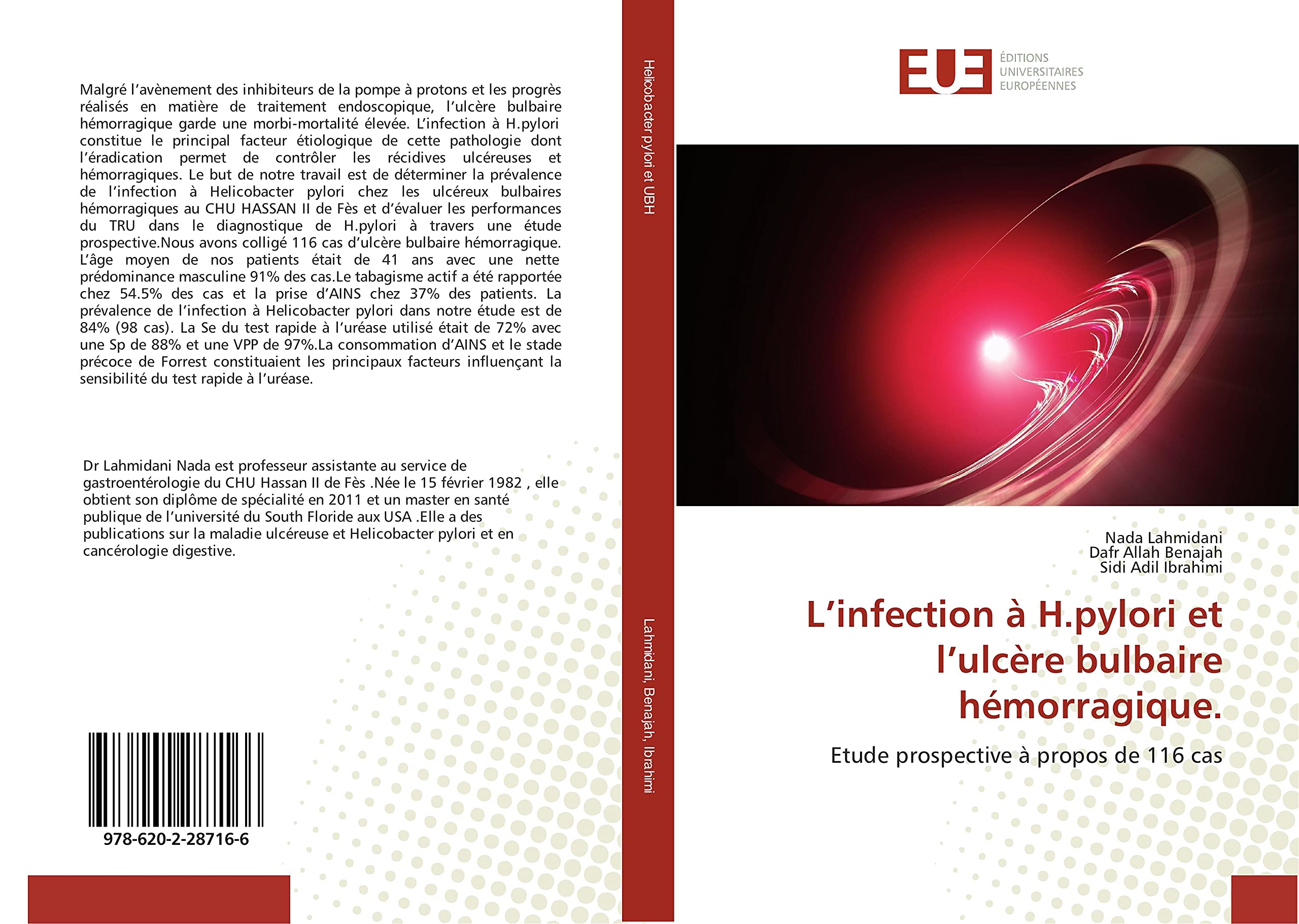 L’infection à H.pylori et l’ulcère bulbaire hémorragique.: Etude prospective à propos de 116 cas book
