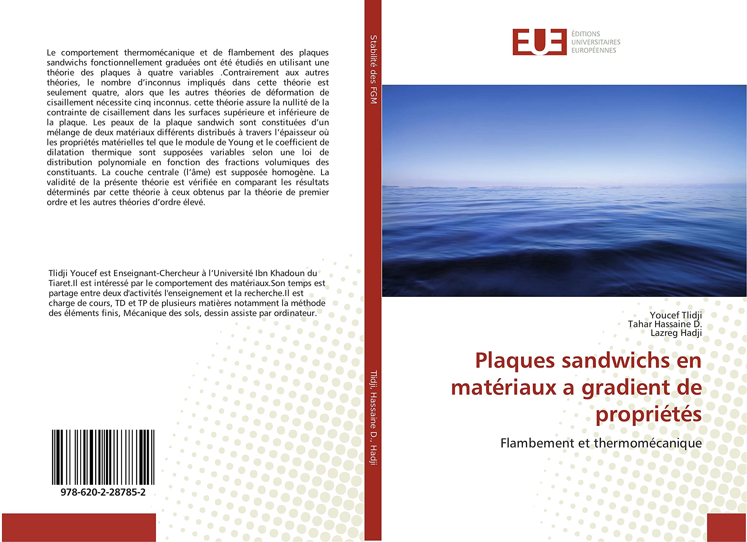 Plaques sandwichs en matériaux a gradient de propriétés: Flambement et thermomécanique book