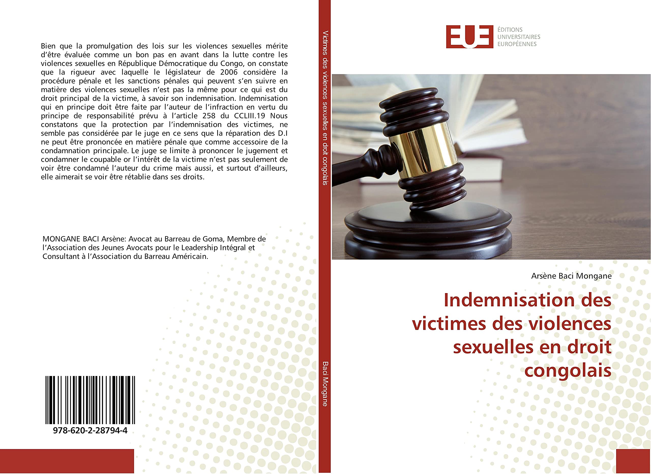 Indemnisation des victimes des violences sexuelles en droit congolais book