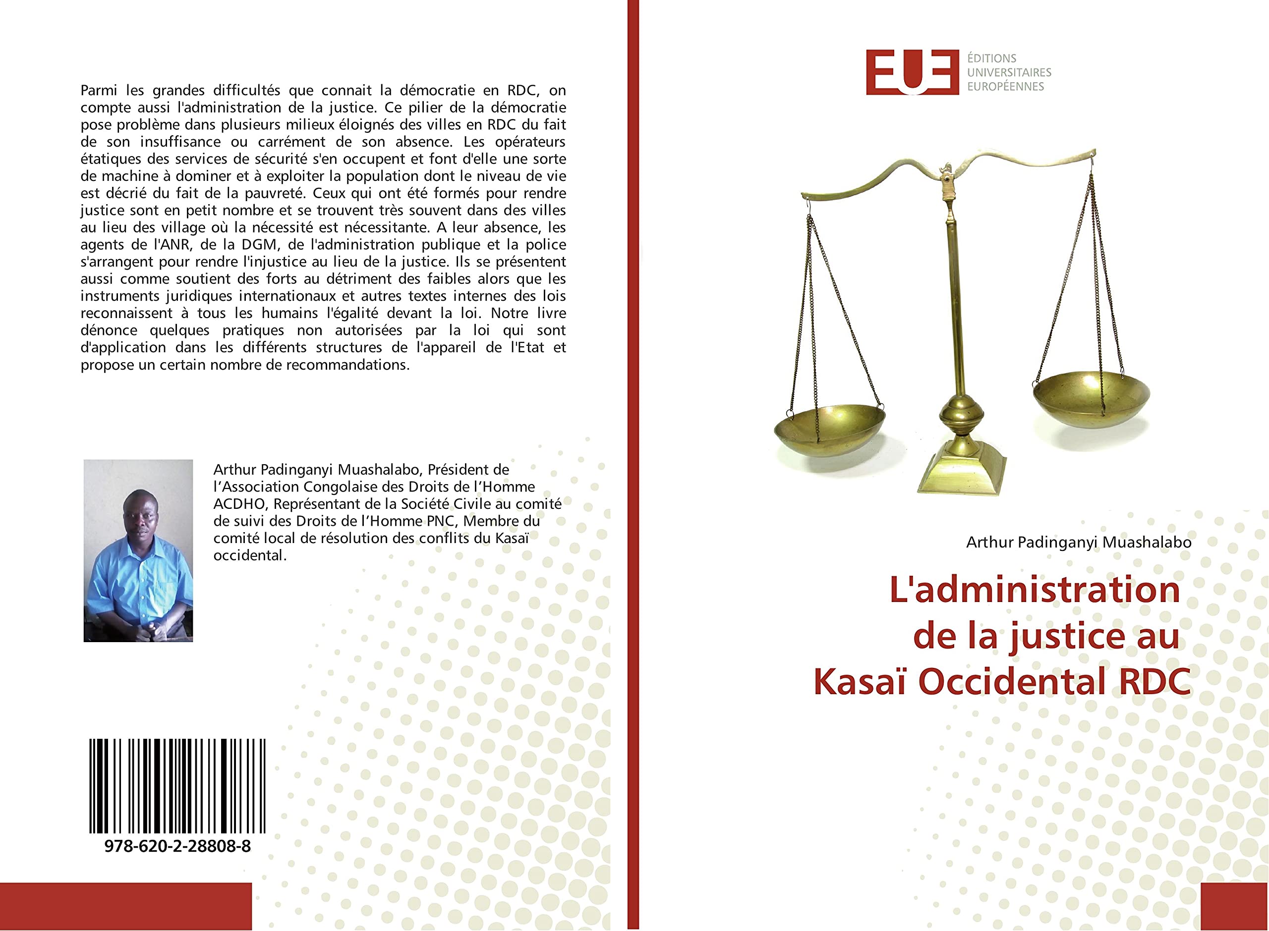 L'administration de la justice au Kasaï Occidental RDC book
